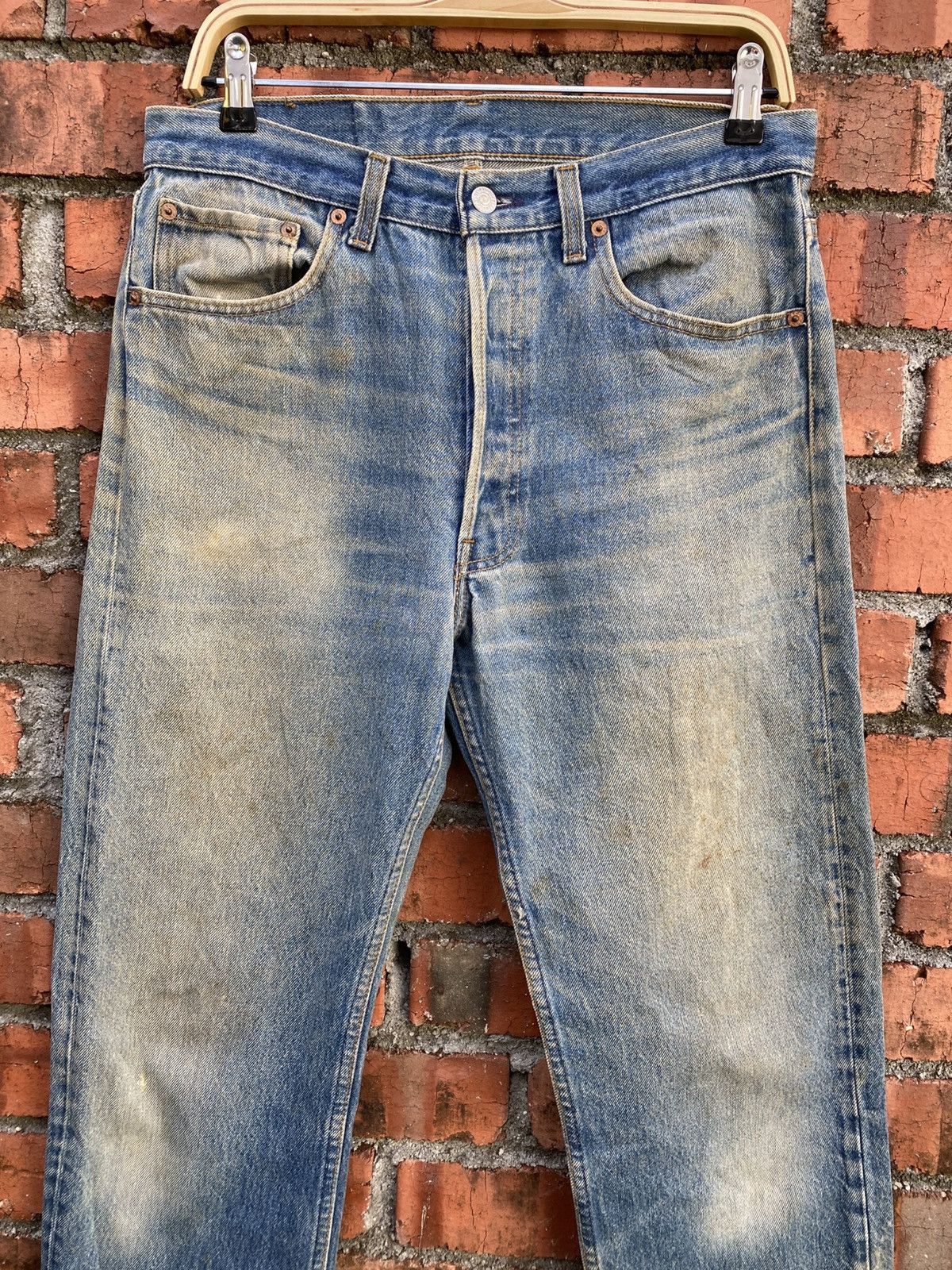 Levi's Vintage Clothing W32x33 Vintage levi's 501xx made in USA dirt Size US 32 / EU 48 - 4 Thumbnail