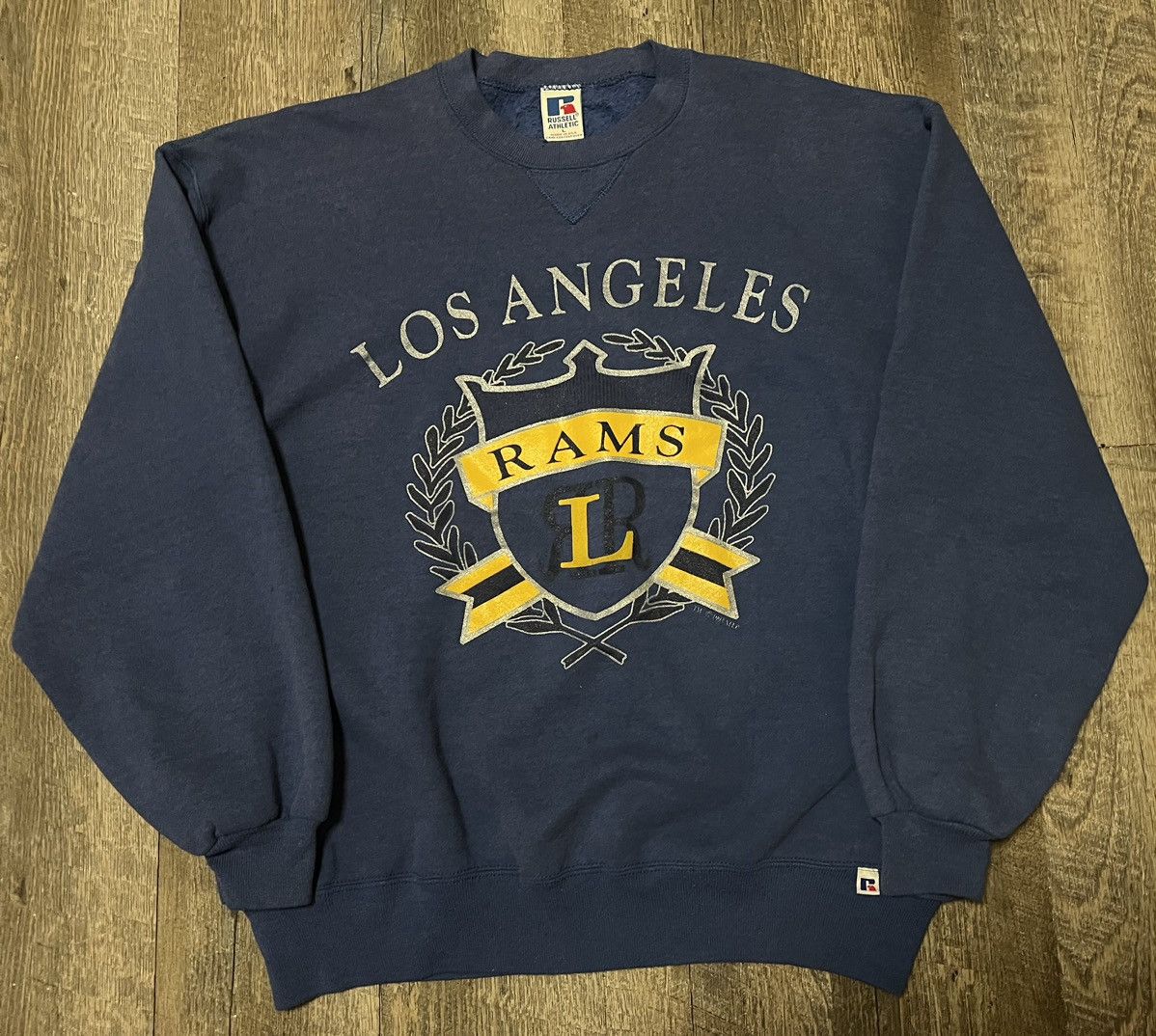 NFL × Russell Athletic × Vintage Vintage Los Angeles Rams Crewneck Sweater size Large Size US L / EU 52-54 / 3 - 1 Thumbnail
