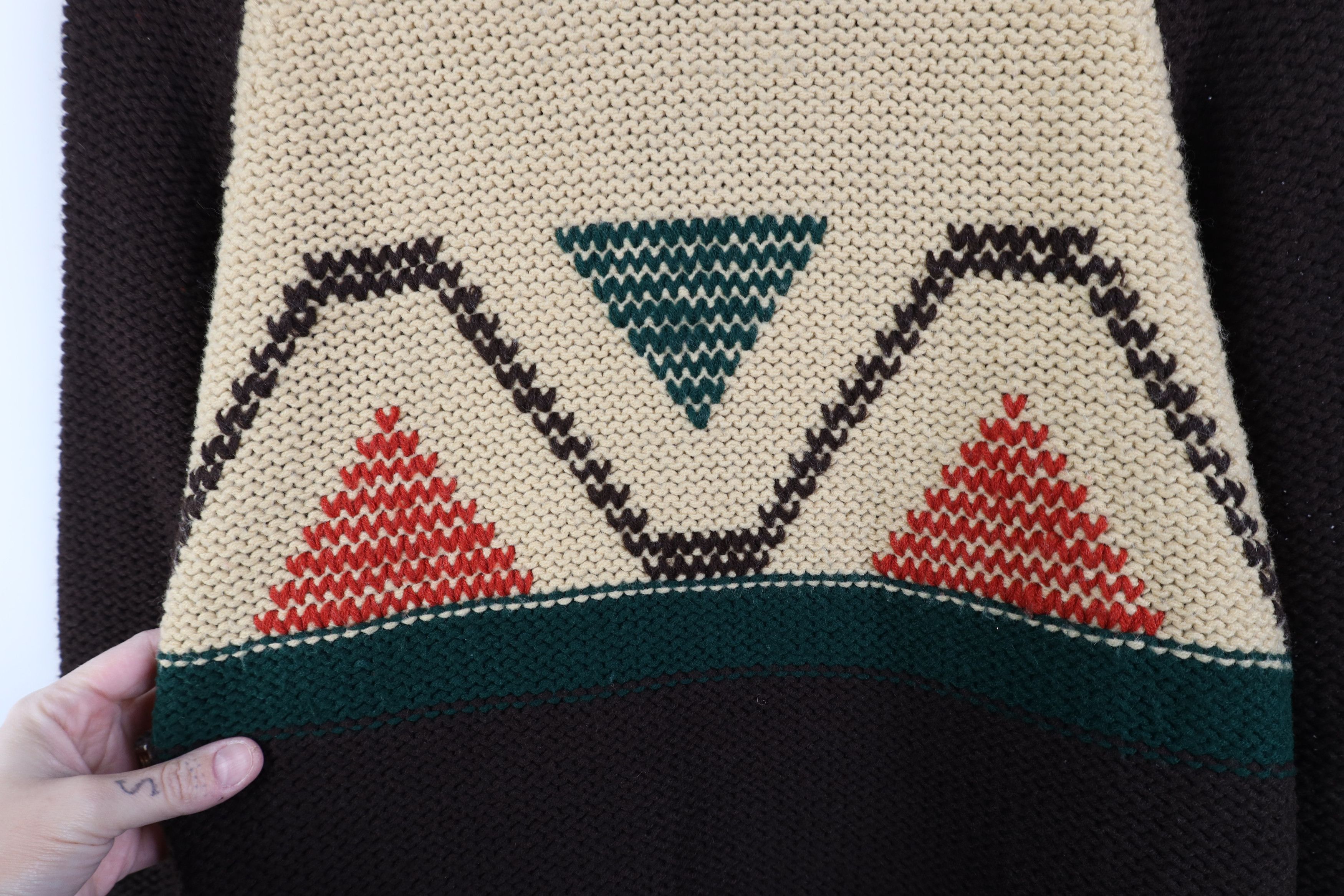 Vintage Vintage 70s Mid Century Modern MCM Chunky Knit Sweater Size US M / EU 48-50 / 2 - 4 Thumbnail