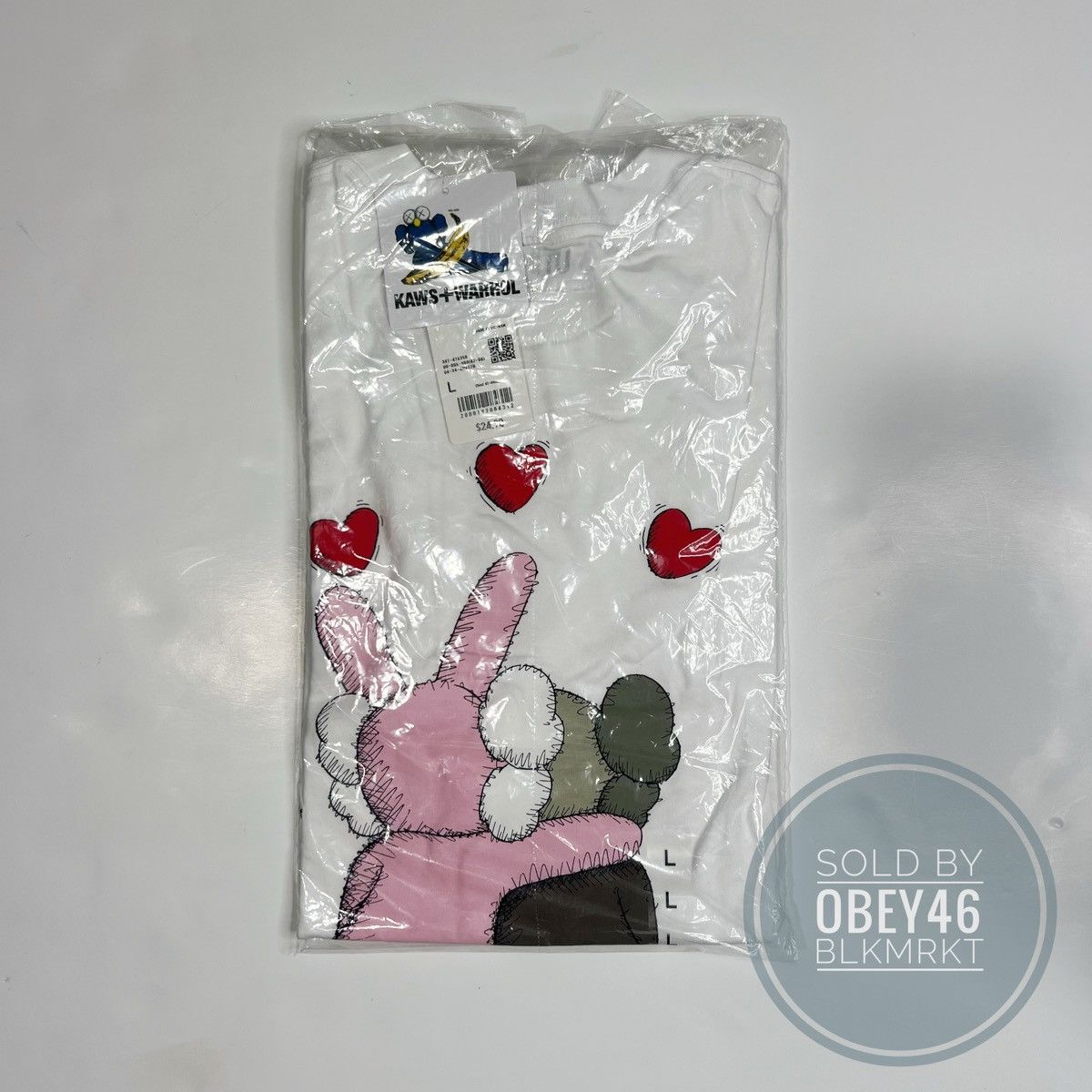 Andy Warhol × Kaws × Uniqlo KAWS x Uniqlo Warhol UT Graphic 476350 T-shirt White L Size US L / EU 52-54 / 3 - 2 Thumbnail