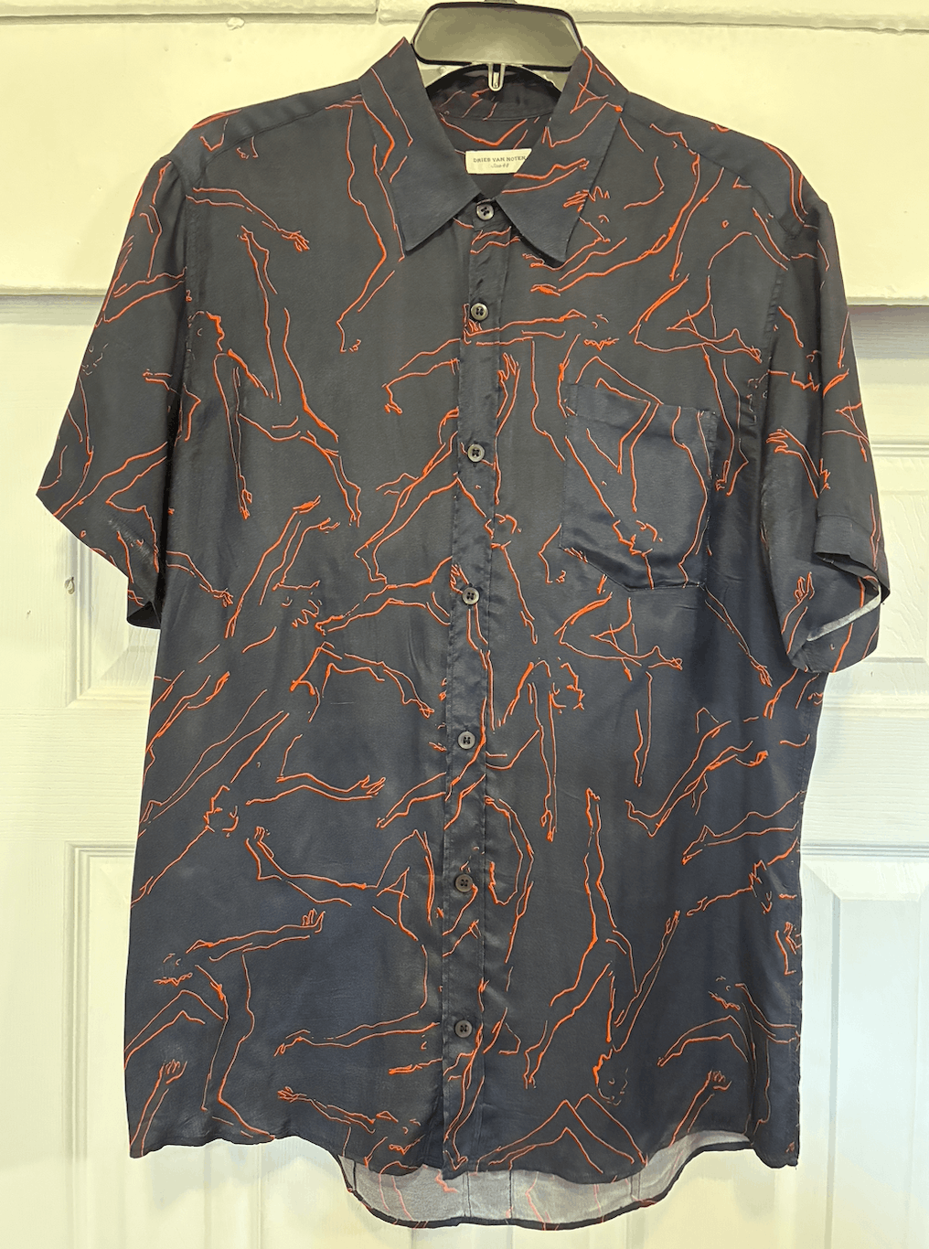 Dries Van Noten SS15 Runway Dancer Print Shirt