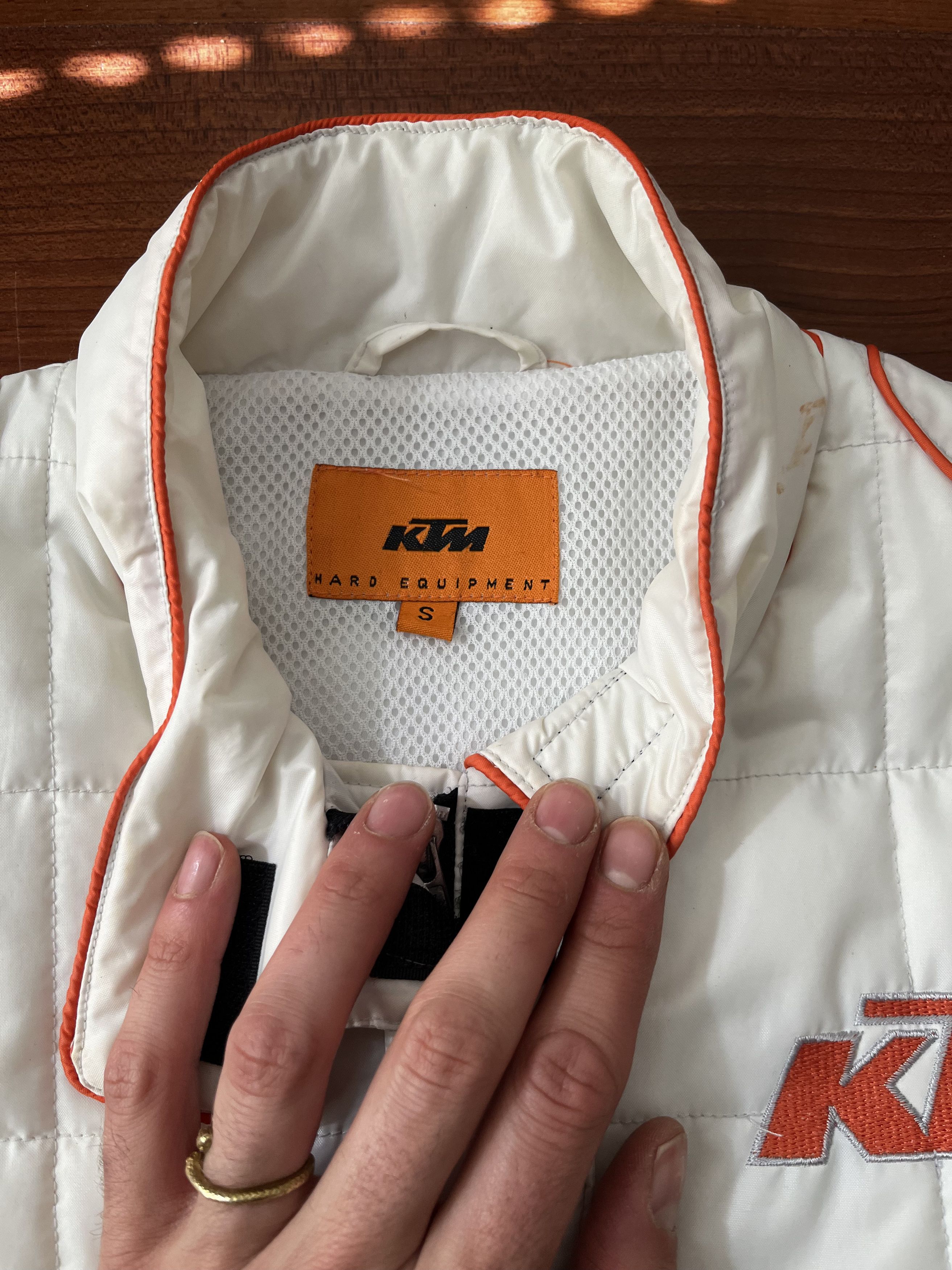 Other KTM Racing Quilted Jacket Motorbike Italy Orange Size US XS / EU 42 / 0 - 3 Thumbnail