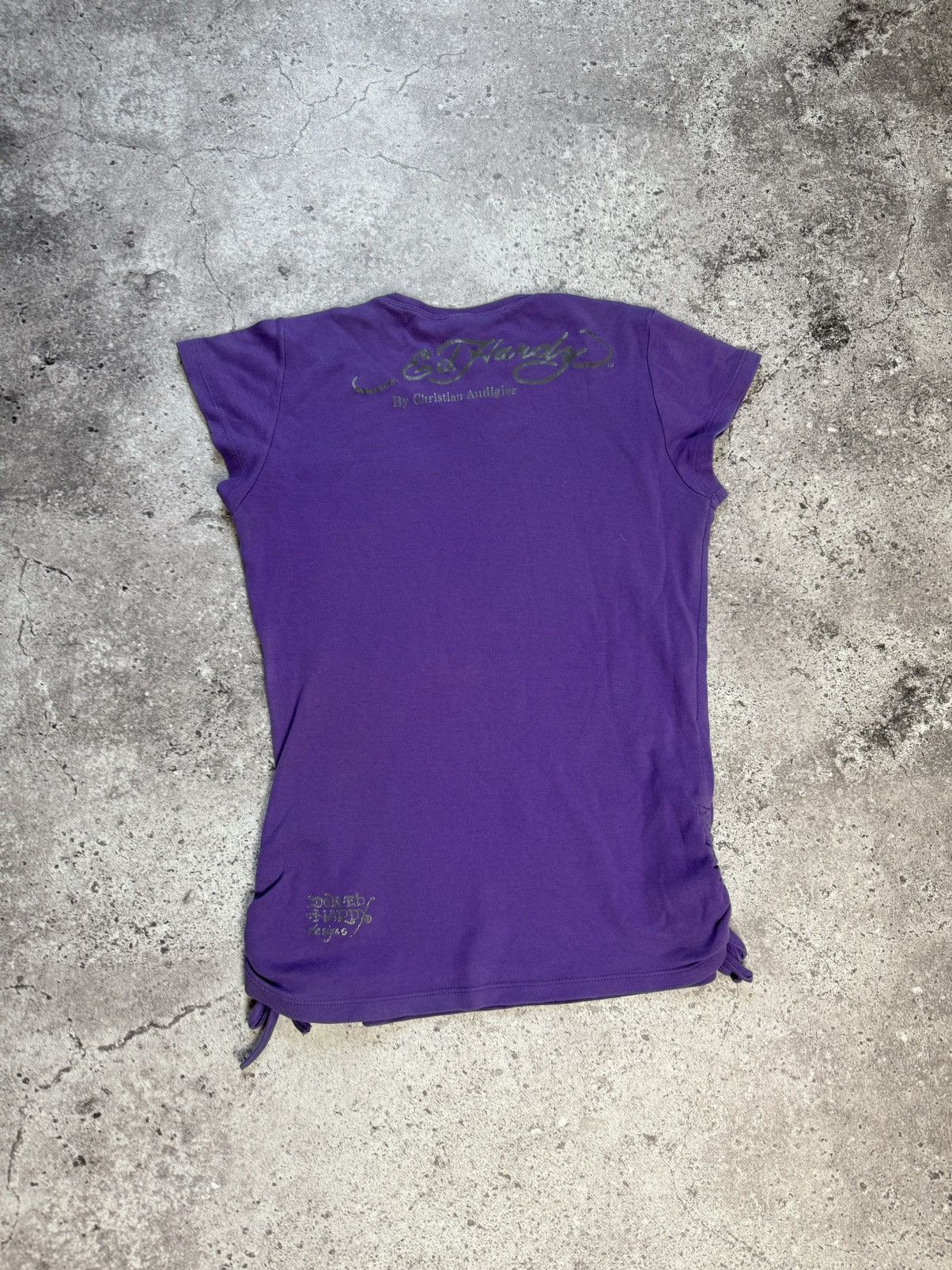 Christian Audigier × Ed Hardy × Vintage Vintage Y2K Ed Hardy T Shirt Women’s Size L / US 10 / IT 46 - 5 Thumbnail
