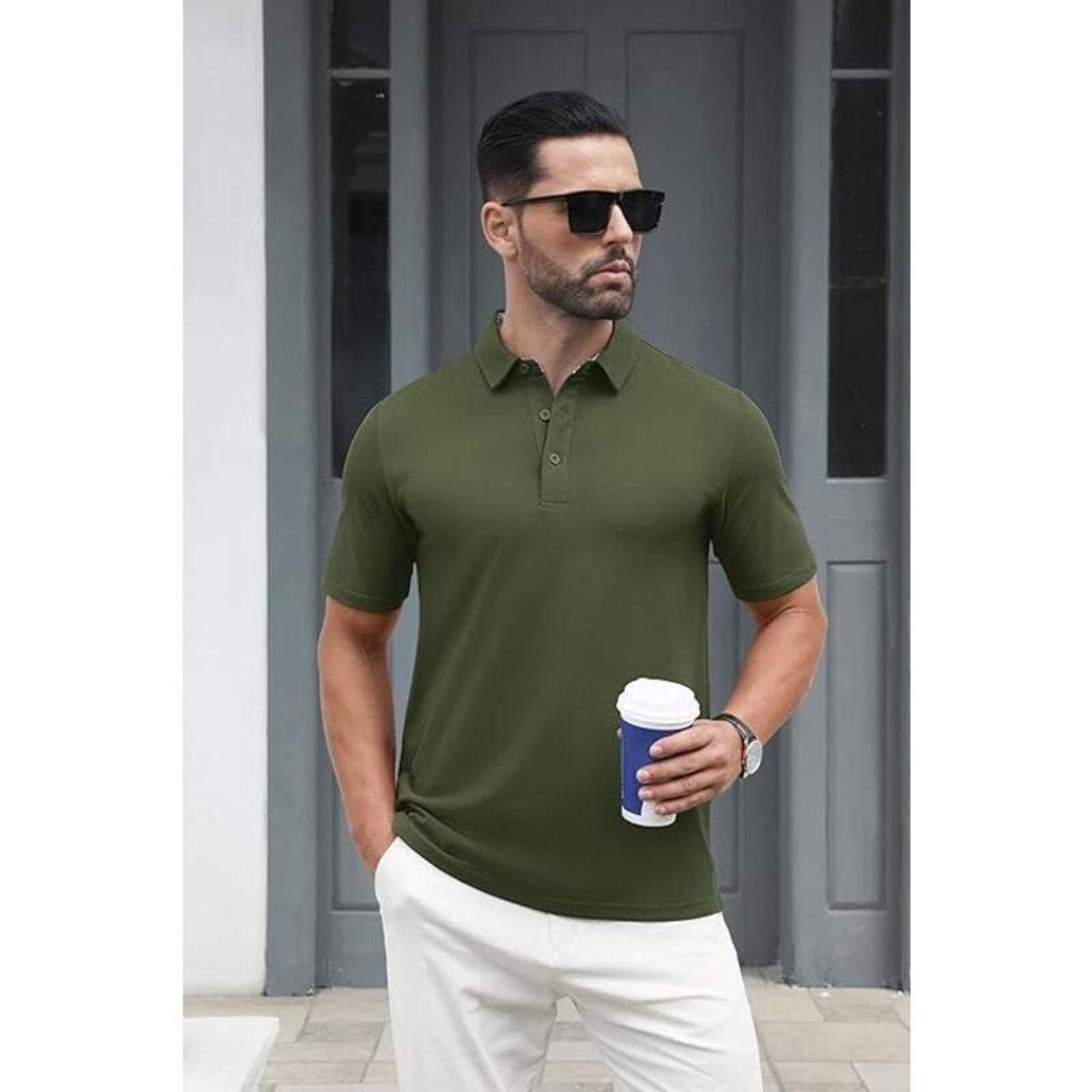 Other Men's Polo Shirt Short Sleeve Pique 3 Button Classic Fit Size US XXL / EU 58 / 5 - 2 Thumbnail