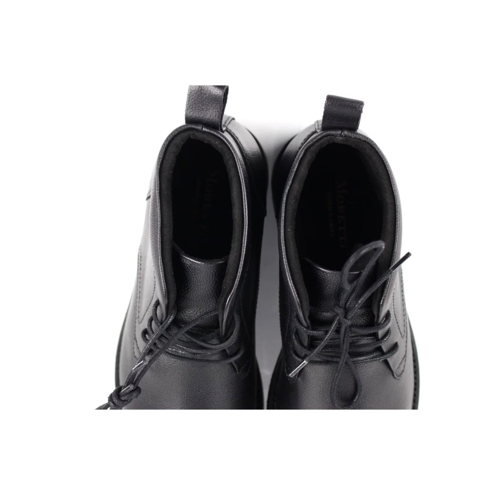 Vintage Moretti Gold Label Men’s Padded Chukka Boots Size 9.5 D Black Leather 41YB Size US 10 / EU 43 - 4 Thumbnail
