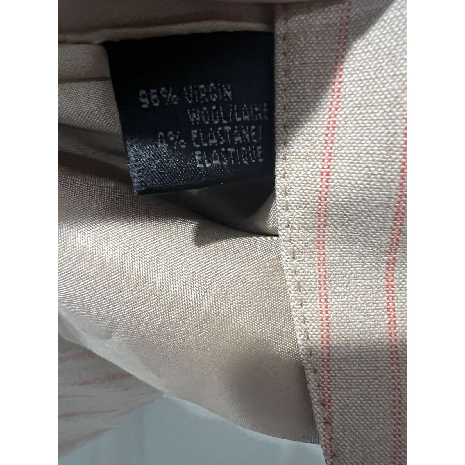 & Other Stories Lafayette 148 New York Tan Wool Suit Jacket Size 16 A001621 Size XL / US 12-14 / IT 48-50 - 9 Thumbnail