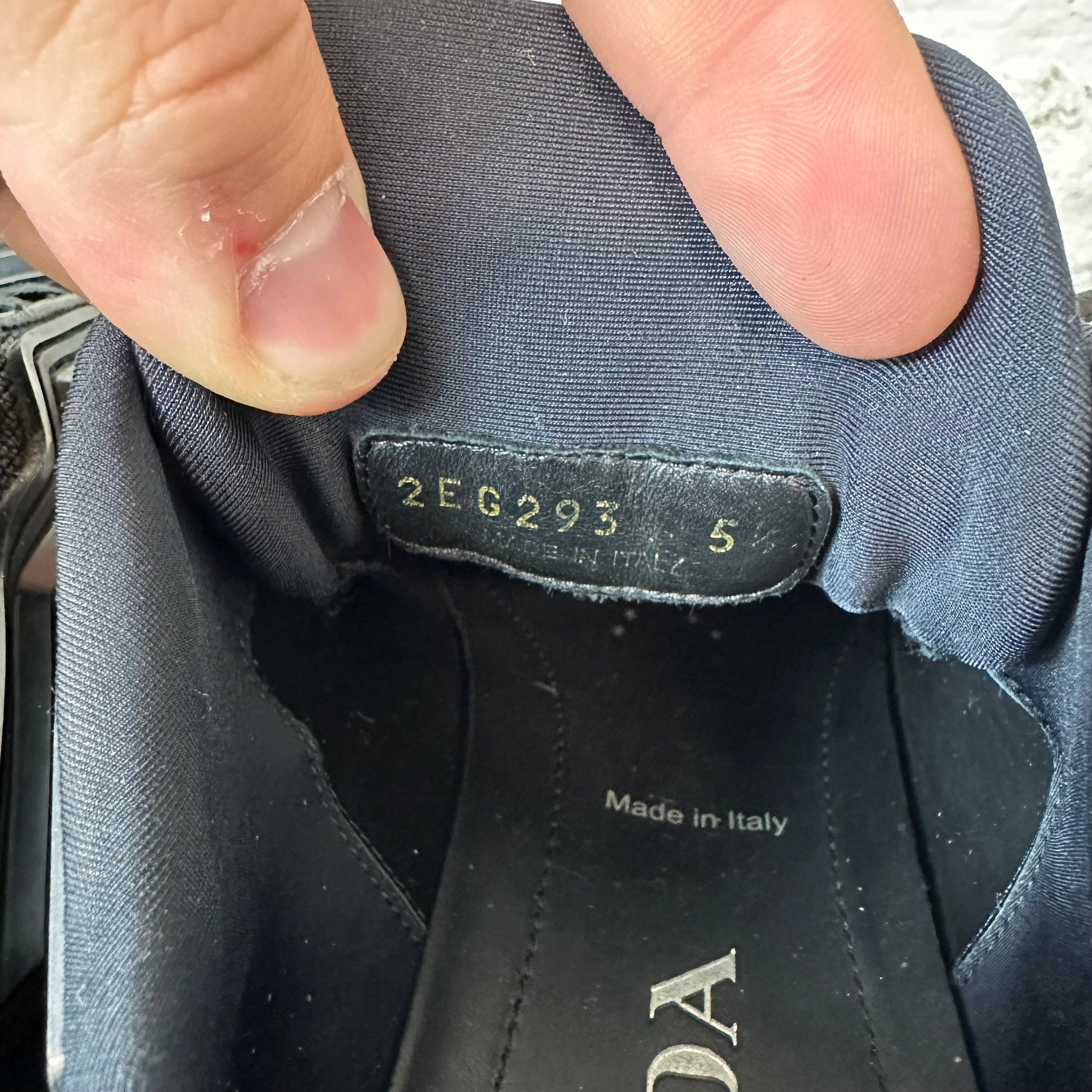 Prada Prada Cloudbust Thunder Triple Black Sz 5.5 Size US 5.5 / EU 38 - 7 Thumbnail