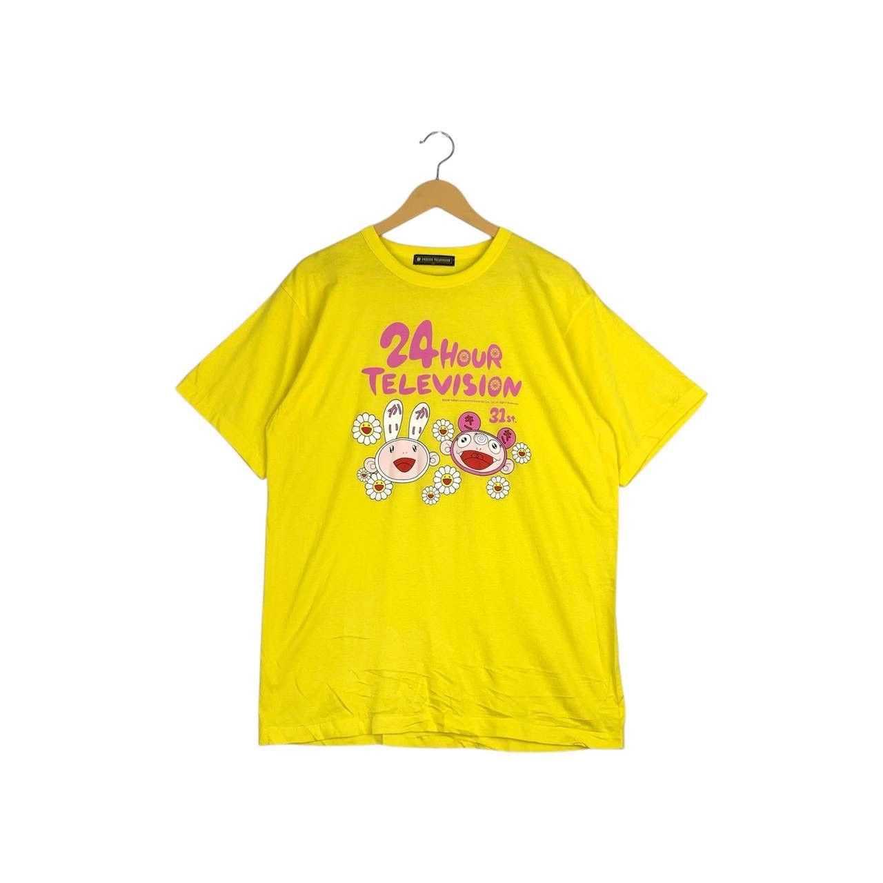 Designer × Japanese Brand × Vintage Vintage takashi murakami t-shirt x 24 hour television Size US M / EU 48-50 / 2 - 1 Thumbnail