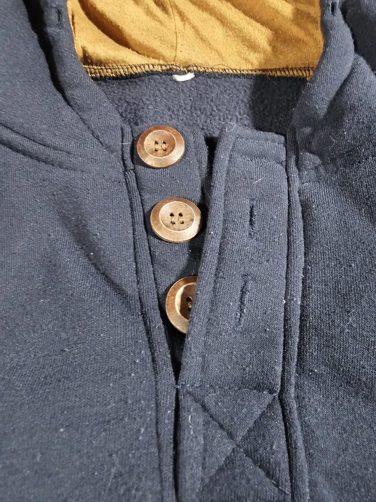 Other Blue Hoodie Button Front Elbow Pads SEE MEASUREMENTS Size US L / EU 52-54 / 3 - 2 Thumbnail