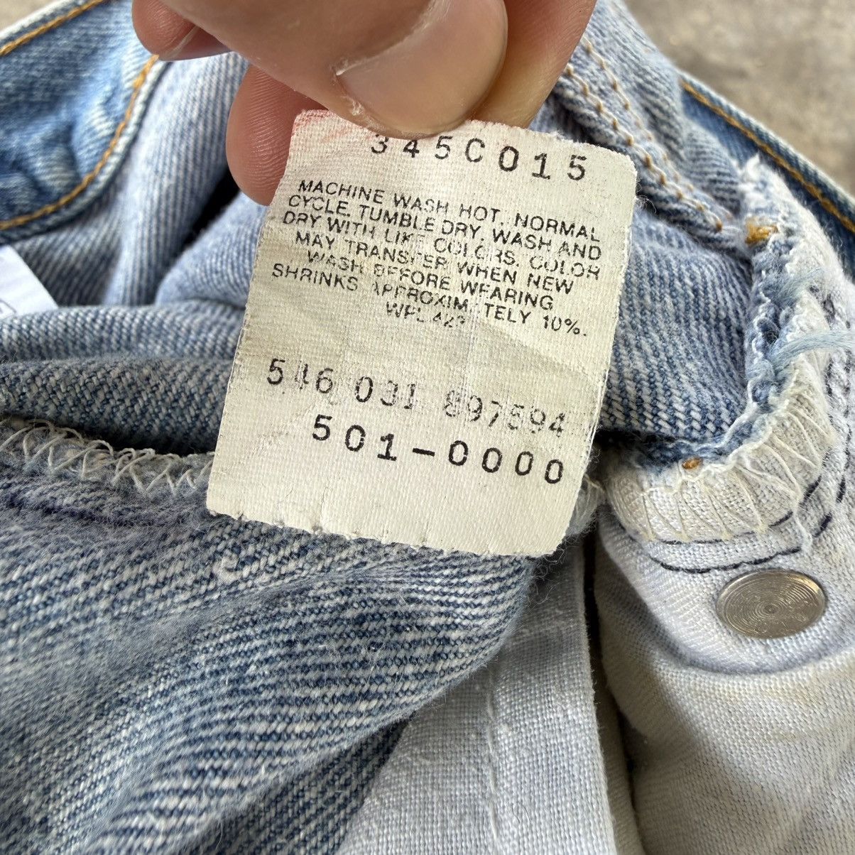 Levi's Vintage Clothing W32 Vintage Levi's 501 Faded Mud Washer Denim Jean Size US 32 / EU 48 - 16 Thumbnail