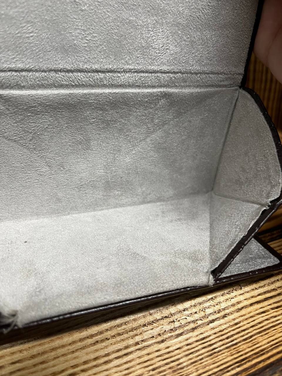 Gucci Gucci Folding Glasses Case Brown Leather Snap Vintage Size ONE SIZE - 14 Thumbnail
