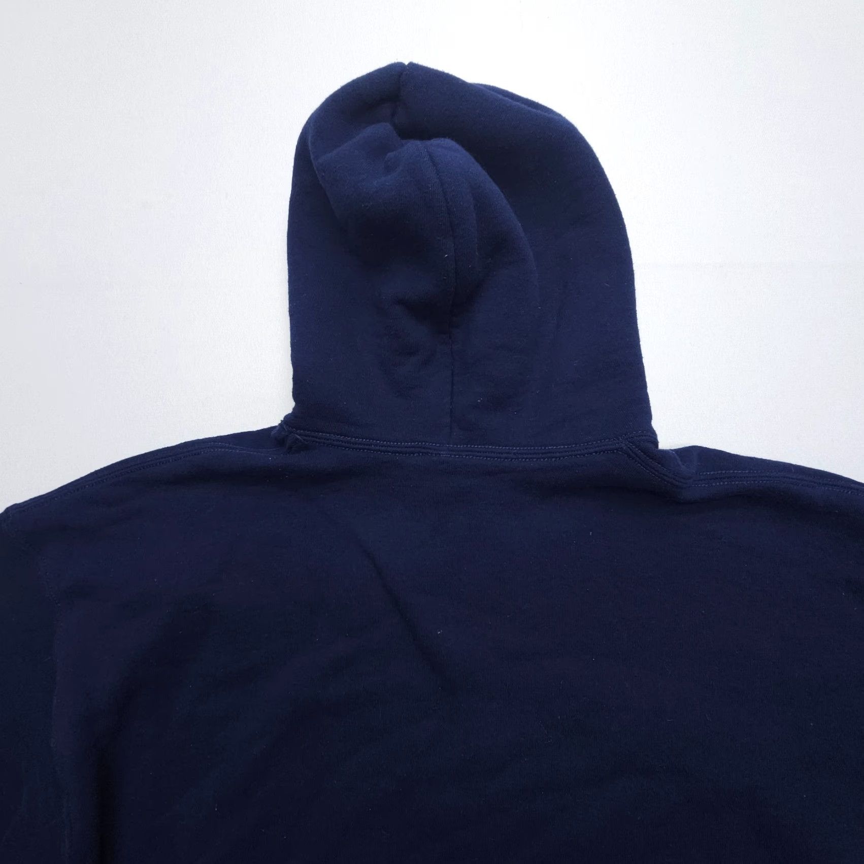 Russell Athletic VINTAGE Russell Athletic Hoodie Mens 2XL Blue 50 / 50 Hooded Sweatshirt 2000s Street Skate Sports All Seasons Fleece Logo Pullover Knit Sweatshirt Size US XXL / EU 58 / 5 - 8 Thumbnail