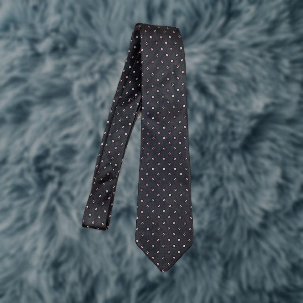 Vintage VINTAGE Claybrooke Men Neck Tie Brown Polka Dot 54.5x3.25 Tie Mens Brown Polka Dot Size ONE SIZE - 1 Thumbnail