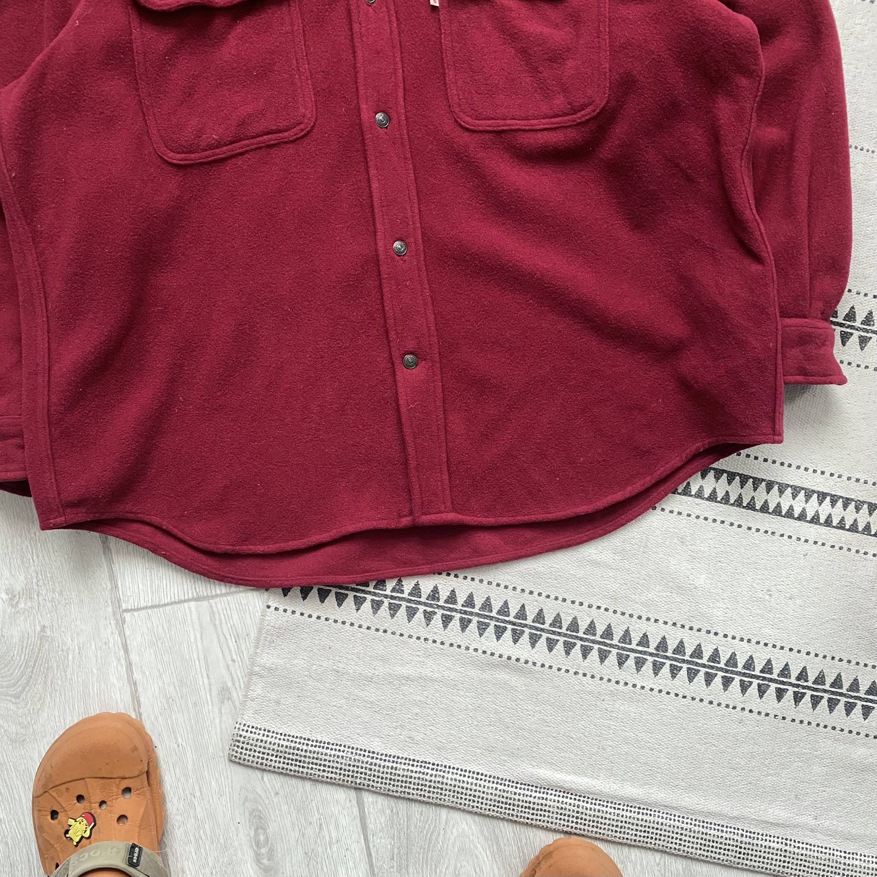 Levi's Vintage Clothing 🪓 Vintage Levis Wool heavy Overshirt Jacket Size US XL / EU 56 / 4 - 3 Thumbnail