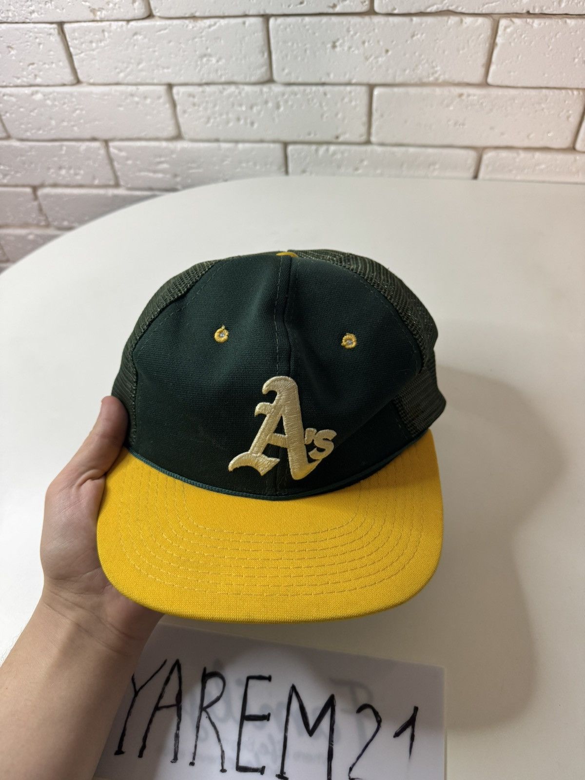 Other Vtg 80s Oakland Athletics A’s cap hat Size ONE SIZE - 2 Thumbnail