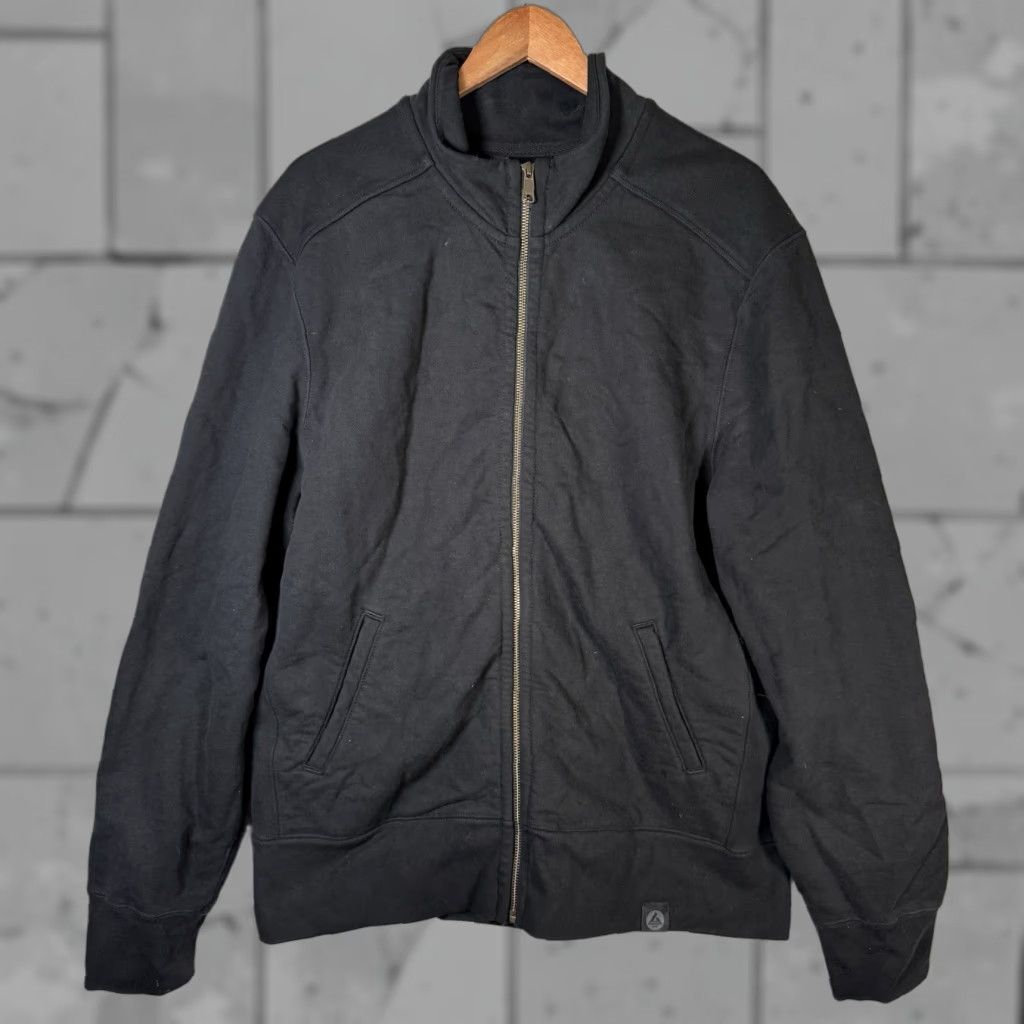 American Giant Jacket Black Full Zip Mens XL USA
