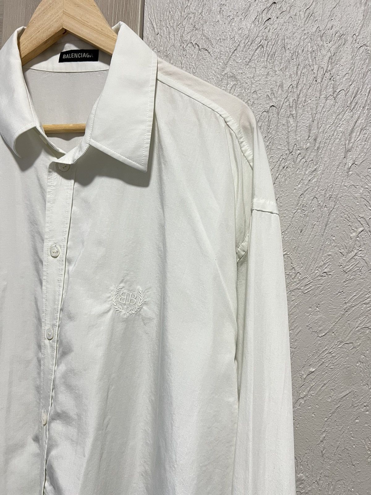Balenciaga Balenciaga Shirt White Size US L / EU 52-54 / 3 - 7 Thumbnail
