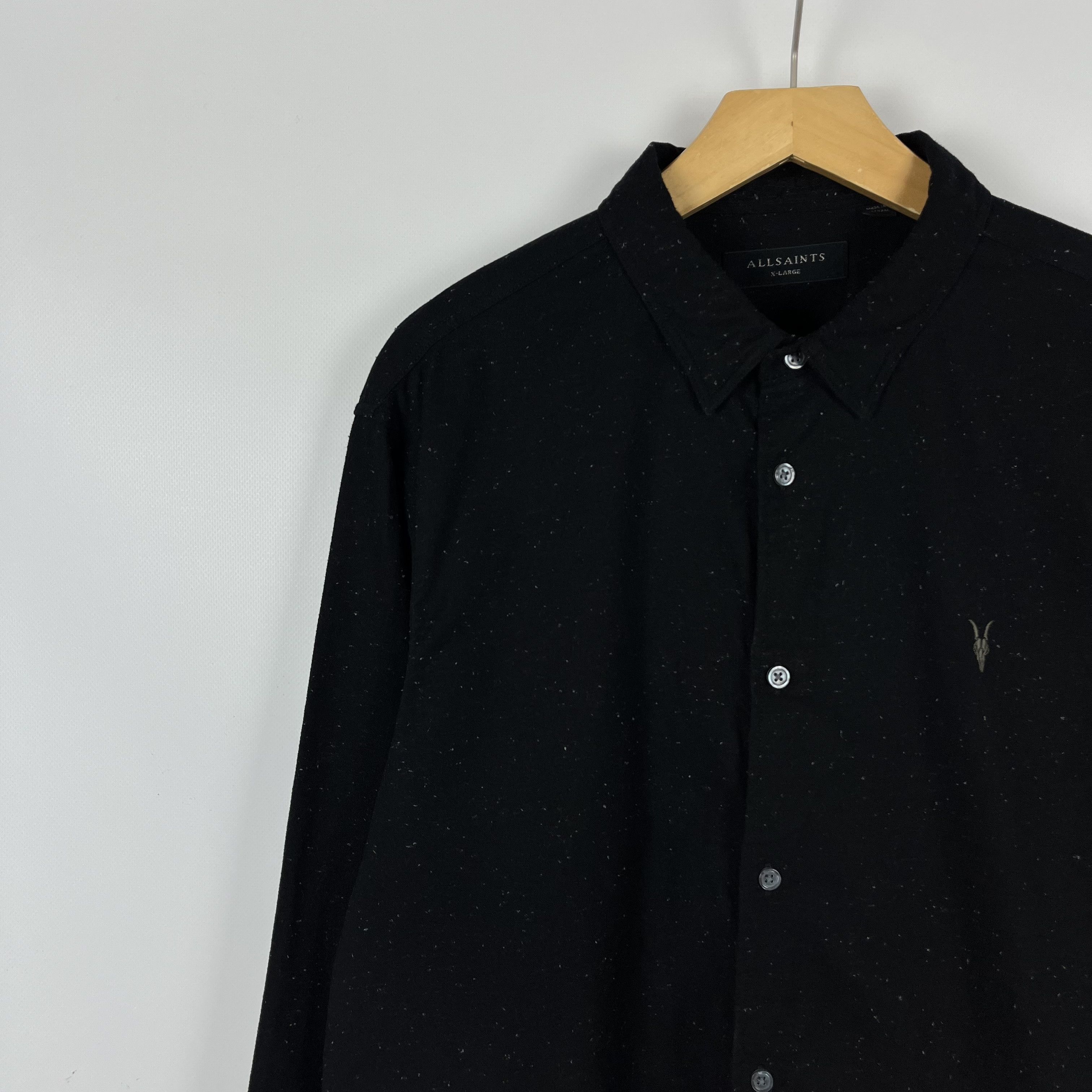 Allsaints Designer AllSaints Petrel Long Sleeve Button Up Shirt Size US XL / EU 56 / 4 - 5 Thumbnail