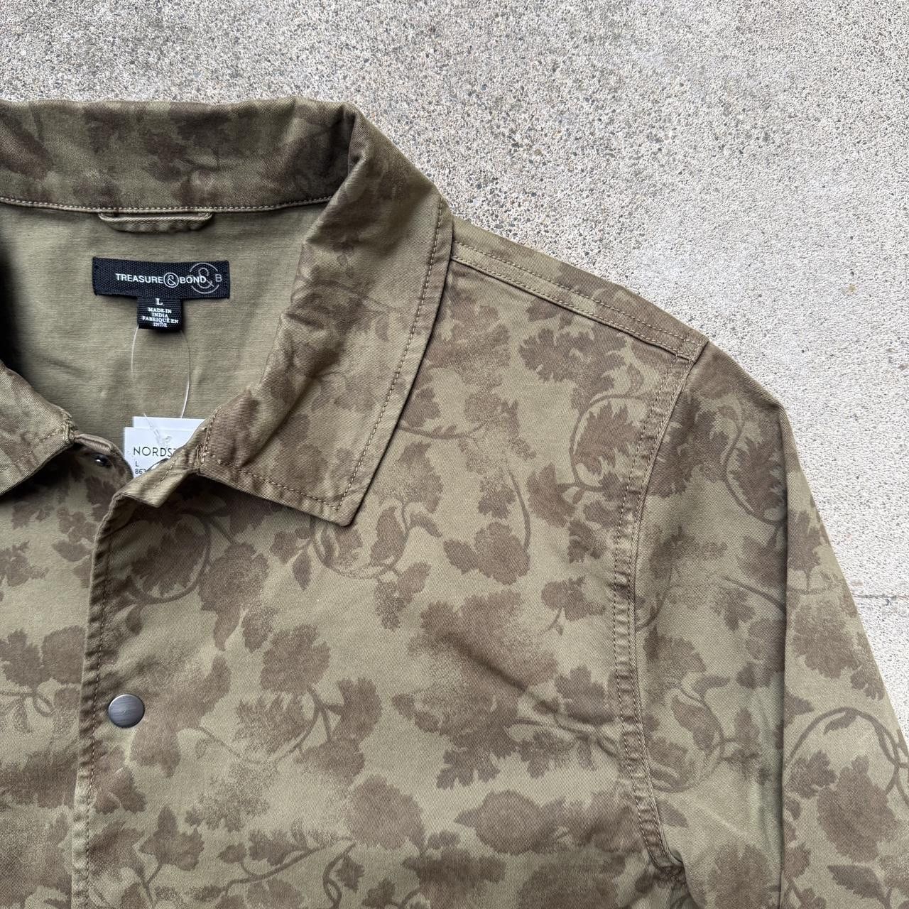 Treasure & Bond treasure & bond camo floral army button up jacket Size US L / EU 52-54 / 3 - 3 Thumbnail