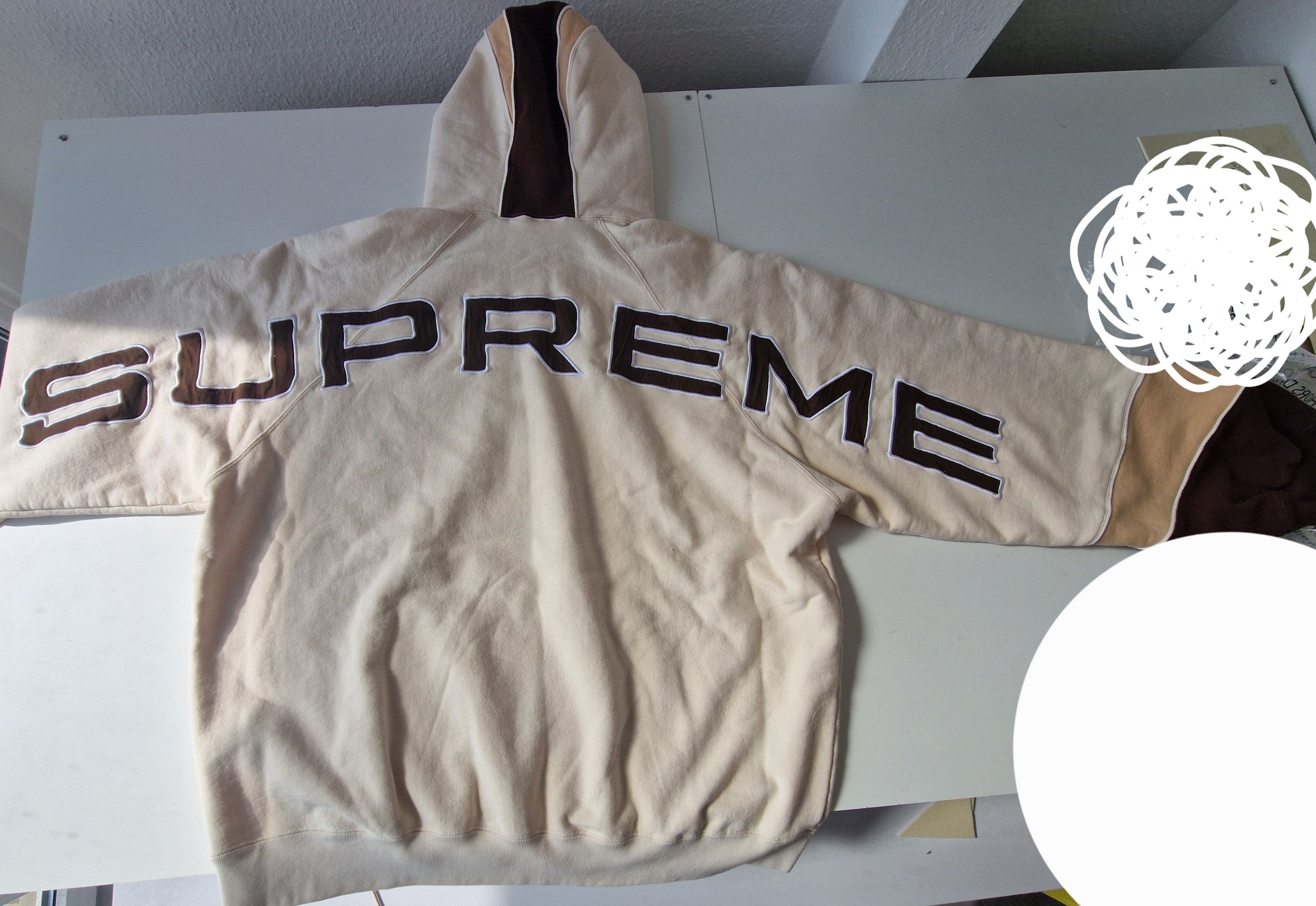 Supreme Supreme Paneled Hooded Sweatshirt SS25 Size US XXL / EU 58 / 5 - 2 Thumbnail