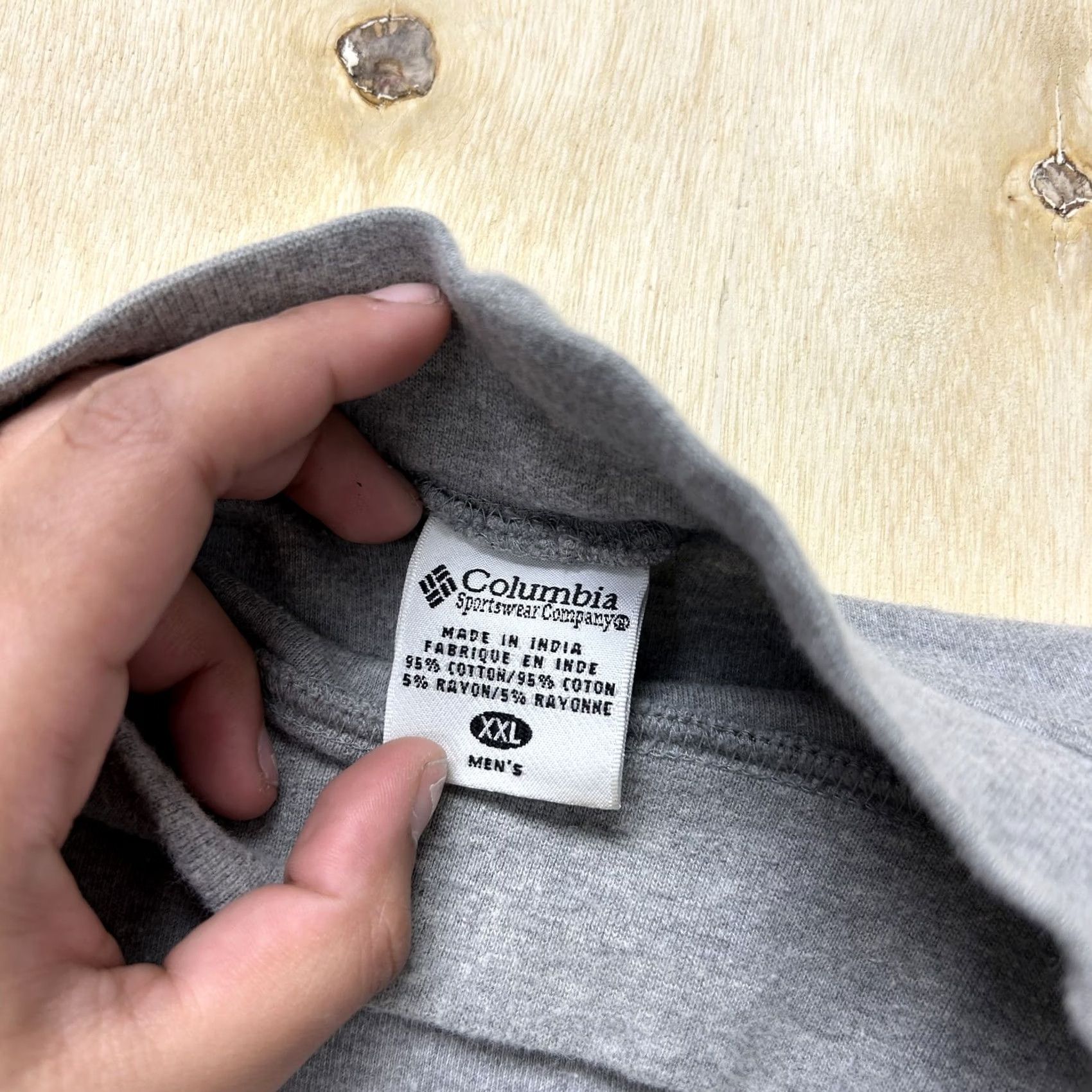Vintage Columbia Sweatshirt Mens 2XL Gray Fleece Pullover Mock Neck Logo Outdoor Casual Size US XXL / EU 58 / 5 - 3 Thumbnail