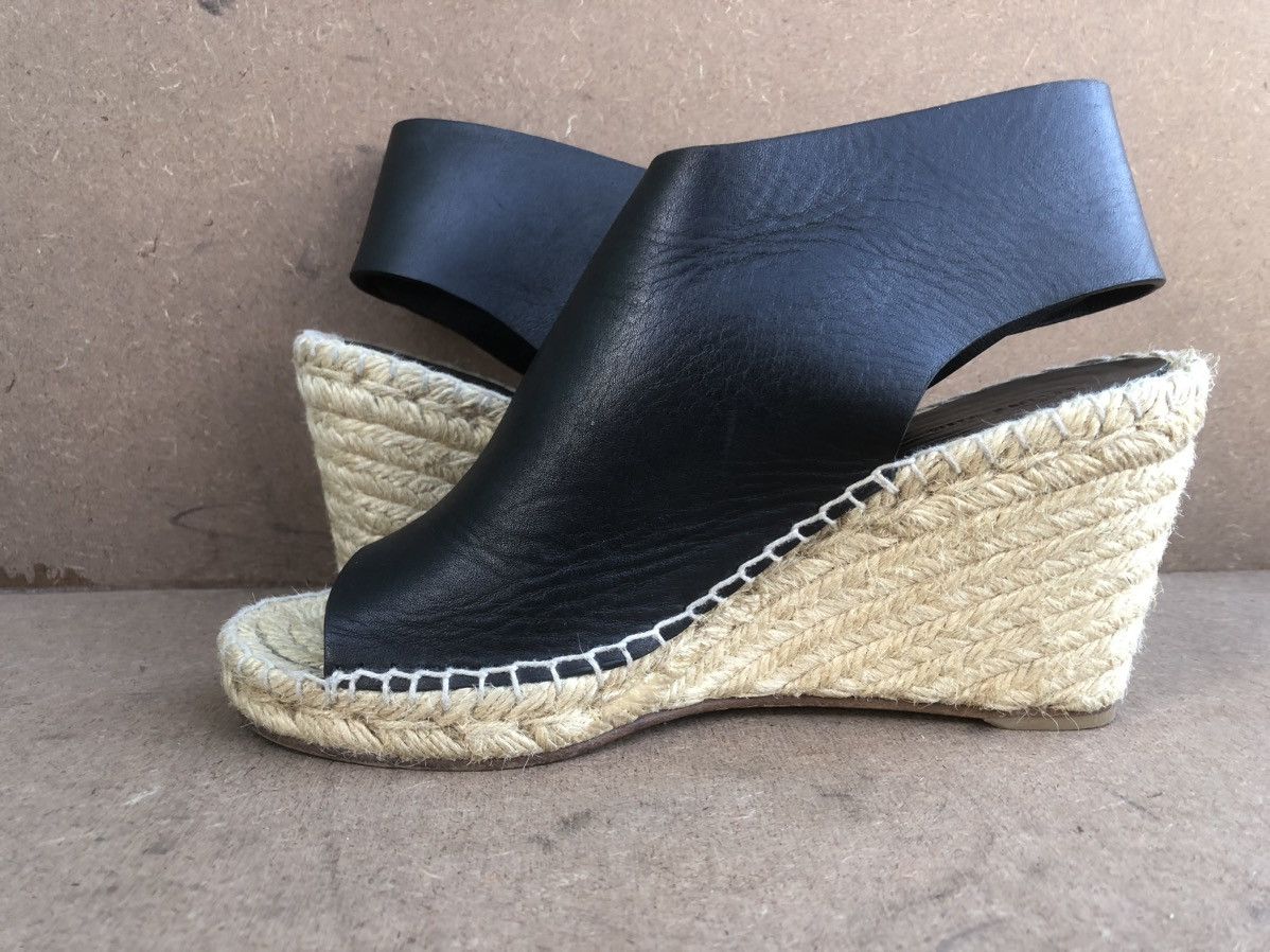Celine CELINE Black Wedge Sole Size 36 Size US 7 / IT 37 - 6 Thumbnail