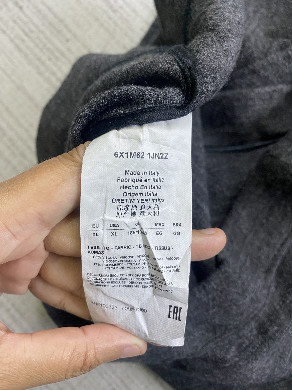Emporio Armani Vintage Emporio Armani Italy Sweatshirt Size US M / EU 48-50 / 2 - 7 Thumbnail