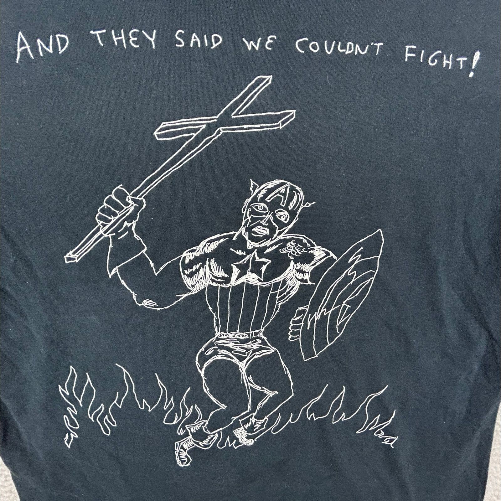 Supreme VTG Supreme Daniel Johnston Y2K Tee Captain America USA L Size US L / EU 52-54 / 3 - 7 Thumbnail
