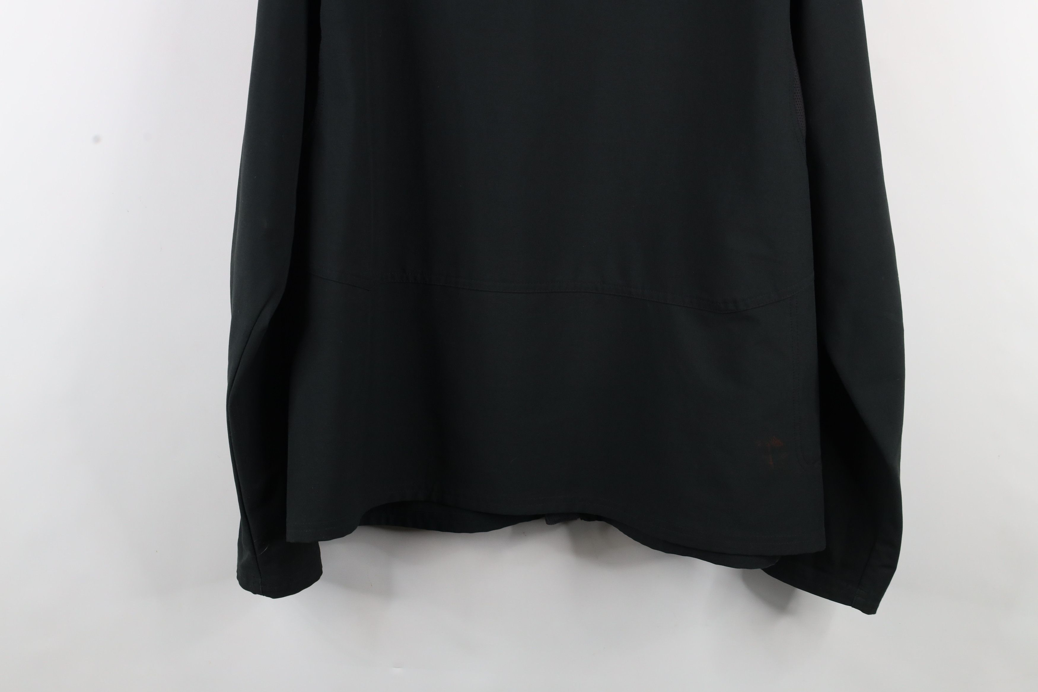 Nike × Vintage Vintage Nike Travis Scott Mini Swoosh Full Zip Jacket Black Size US XL / EU 56 / 4 - 17 Thumbnail