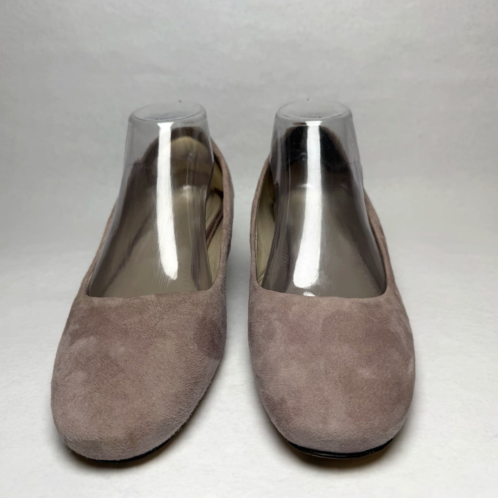 Vintage Girotti Pink Suede Pumps Women's Size 40 W Block Heel Slip On Italy Size US 10 / IT 40 - 4 Thumbnail