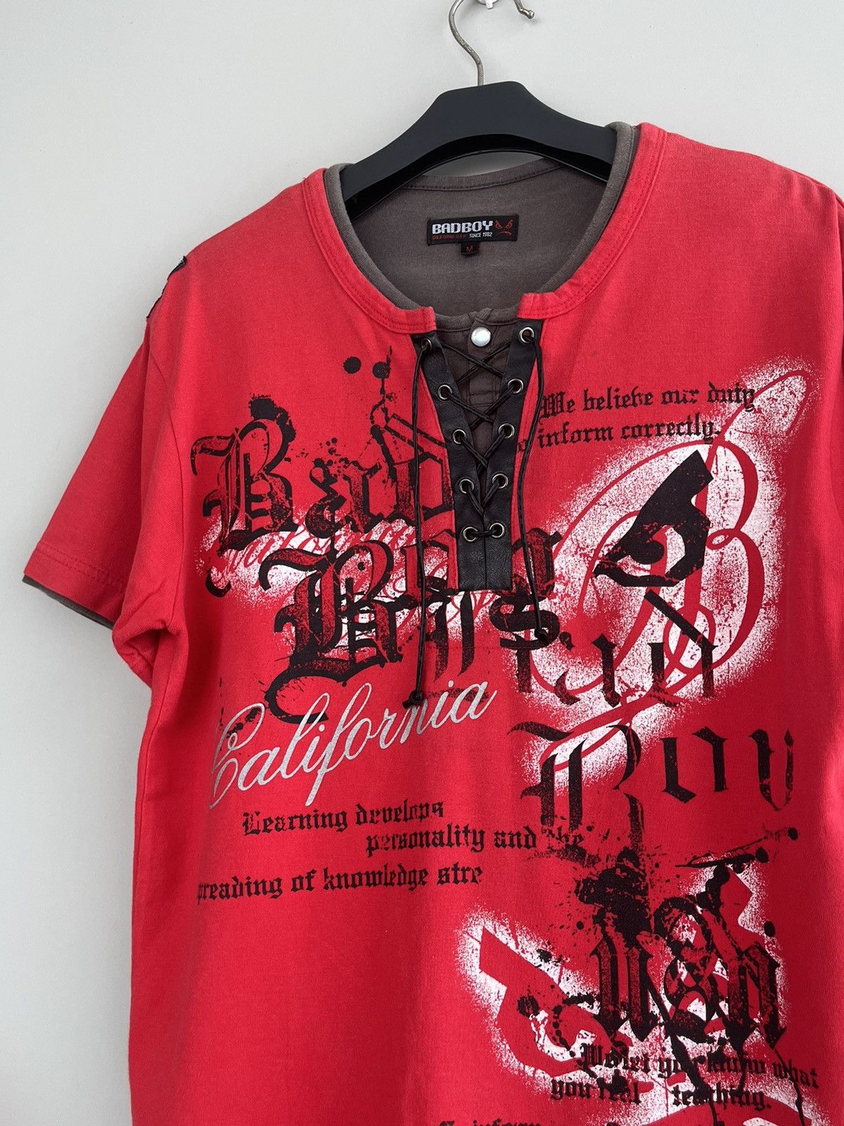 14th Addiction × KMRii × Yasuyuki Ishii Japanese Vintage BadBoy Poem Double Layer Seditionaries Punk Size US M / EU 48-50 / 2 - 6 Thumbnail