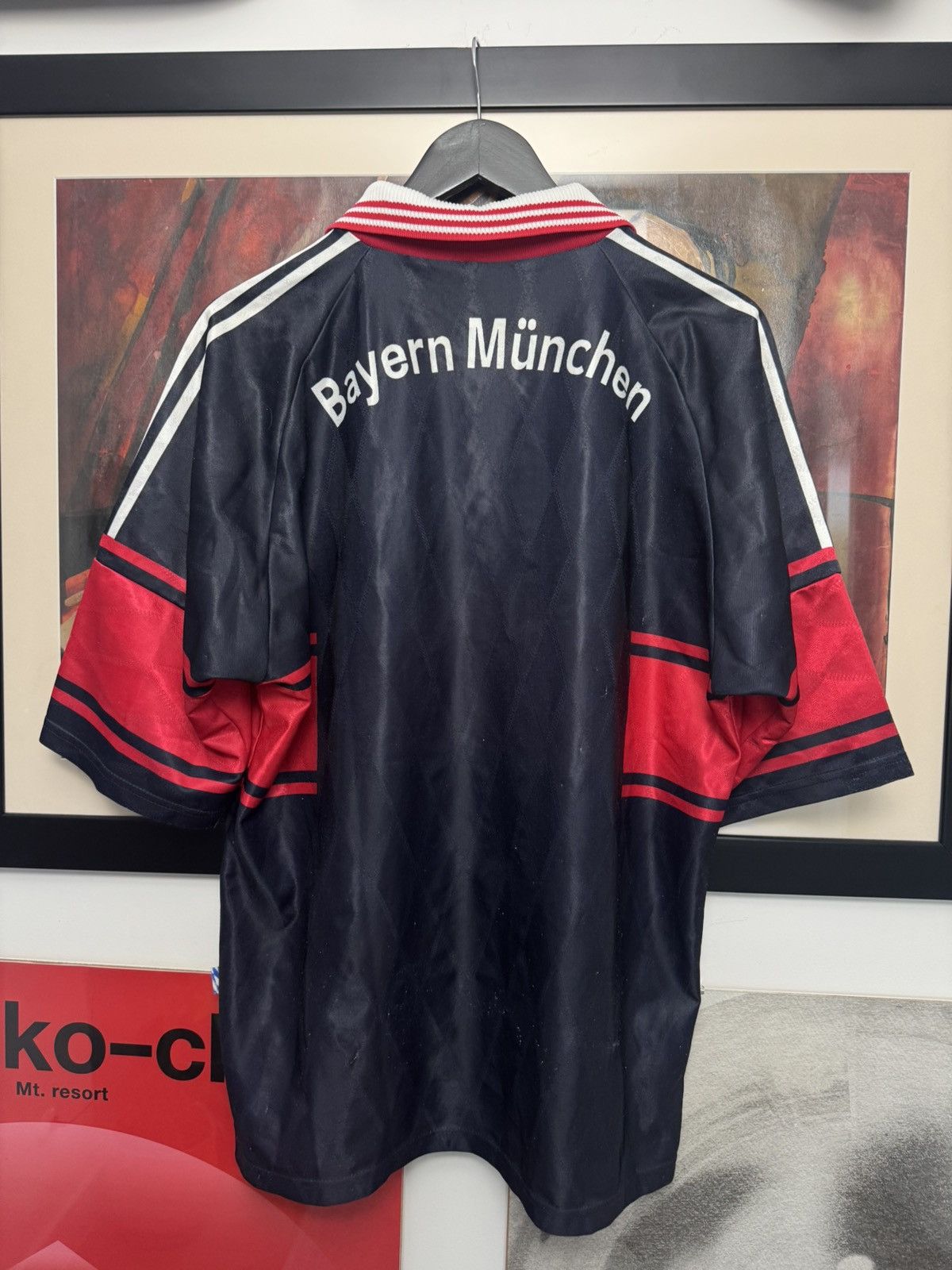 Adidas Vintage 90s Adidas Bayern Munchen Soccer Football Jersey Size US L / EU 52-54 / 3 - 2 Thumbnail
