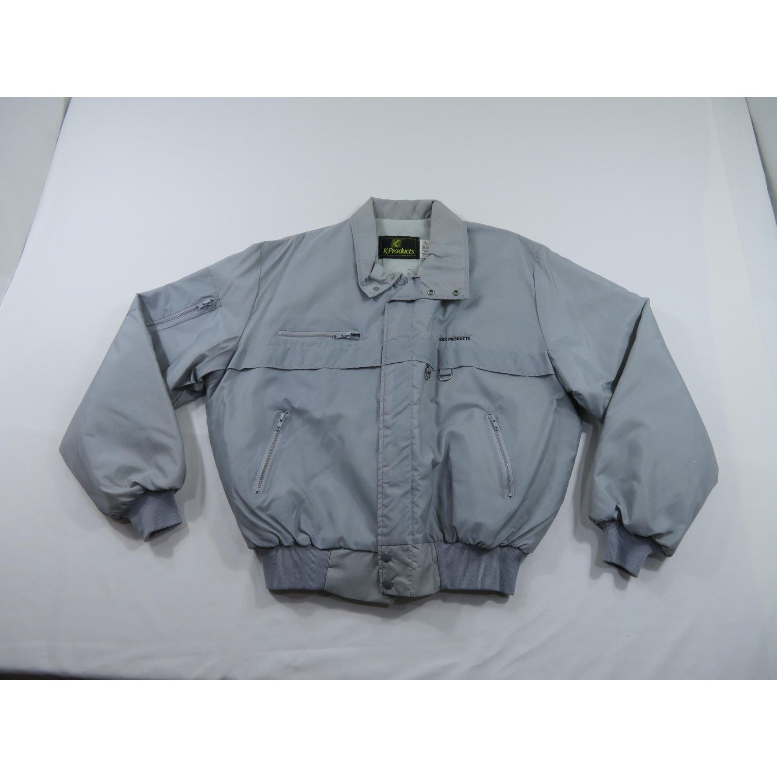 Other K-Products Bomber Style Ski Jacket Silver Sz 2XL 1990s Size US XXL / EU 58 / 5 - 1 Thumbnail