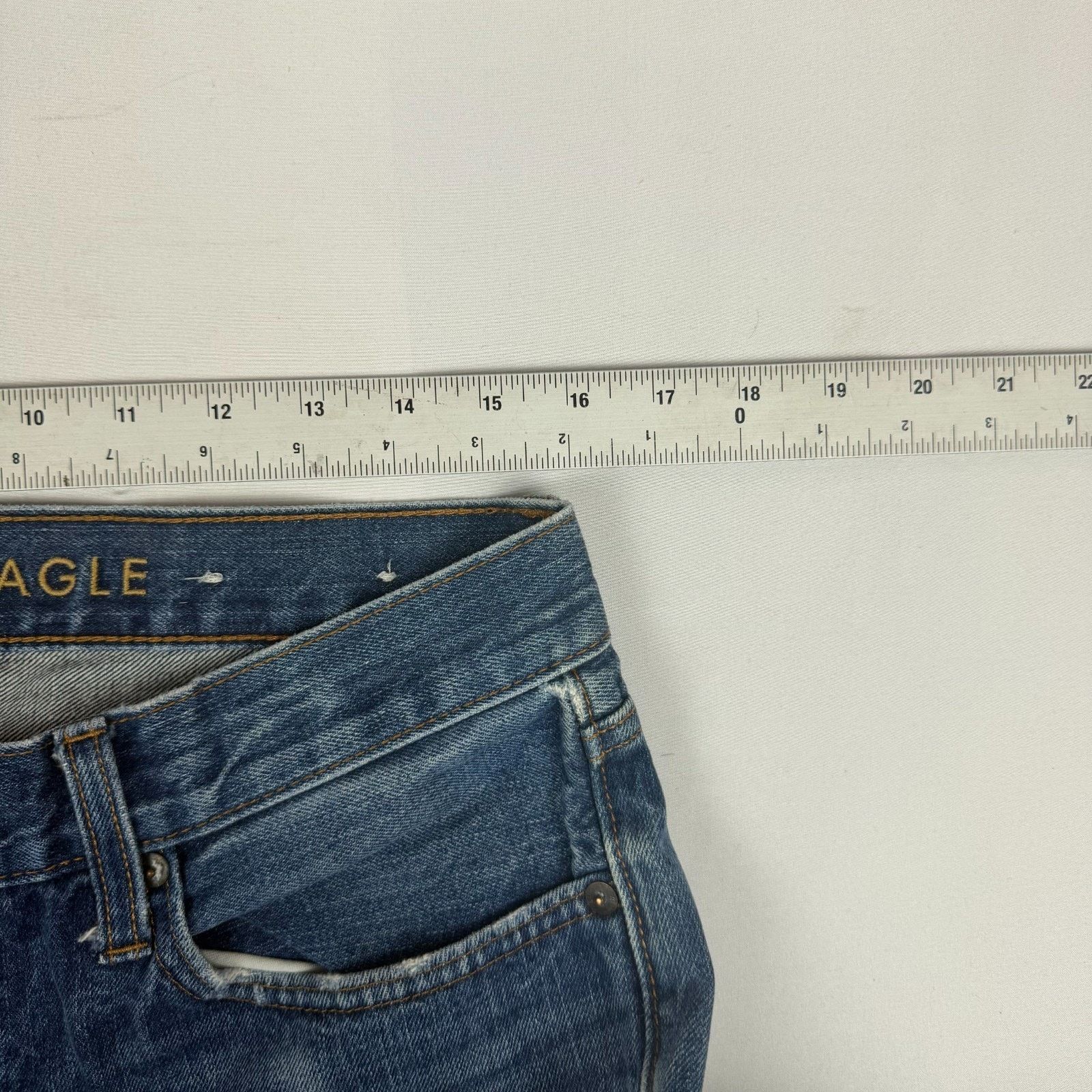 American Eagle Outfitters American Eagle Mens 32x36 Slim Jeans 360 Next Level Flex Med Size US 32 / EU 48 - 2 Thumbnail