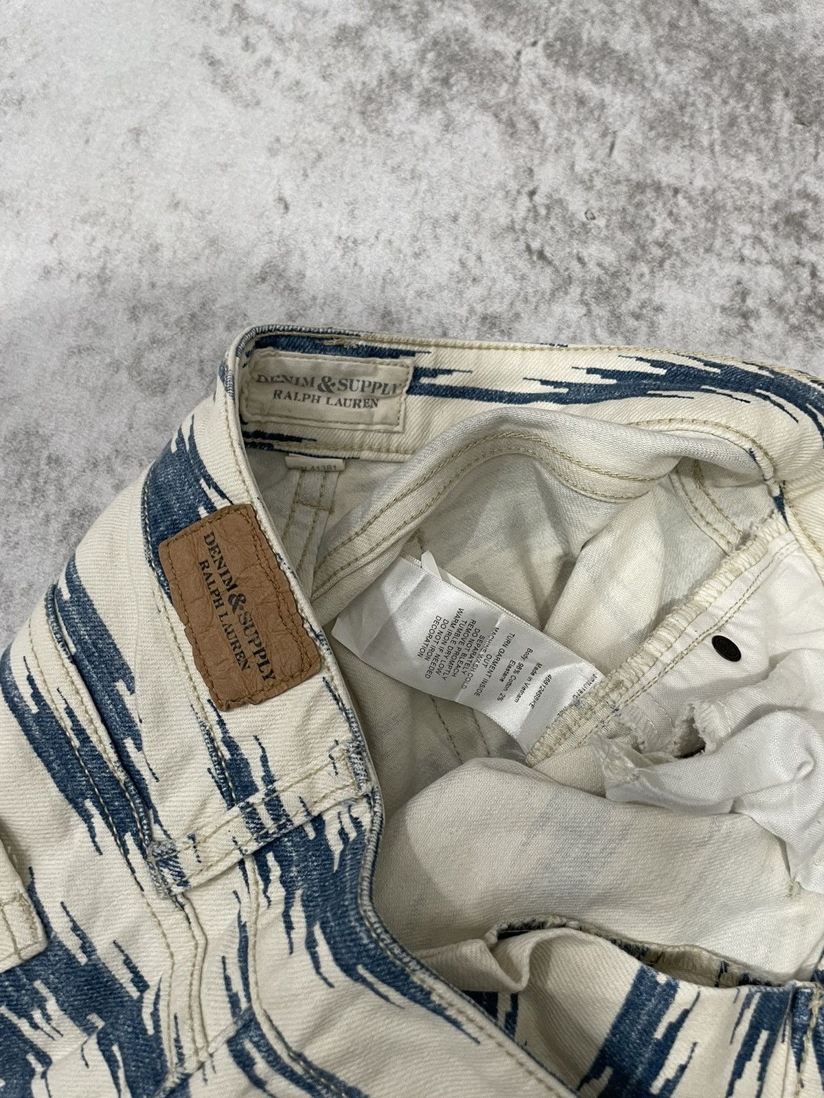 RRL Ralph Lauren 2000s- Polo ralph lauren double RL Etnis denim Size US 29 - 6 Thumbnail
