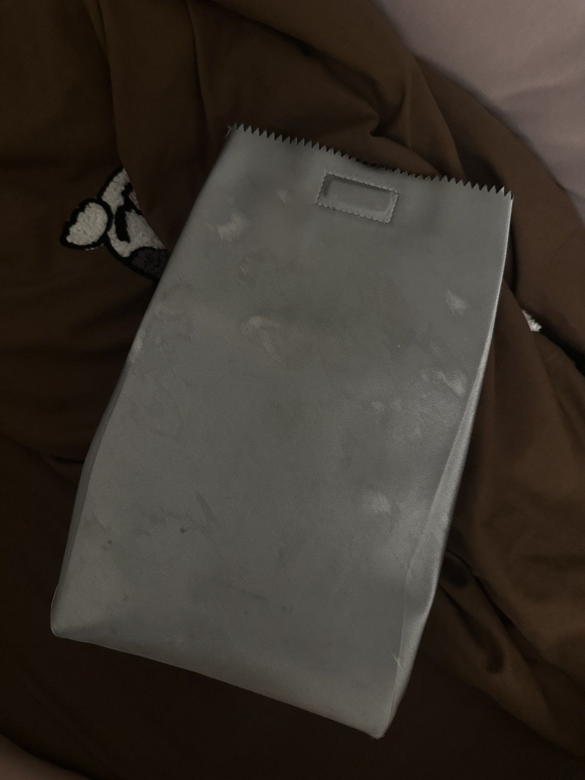 Alexander Wang Alexander Wang Satin Pouch Bag Silver Size ONE SIZE - 3 Thumbnail