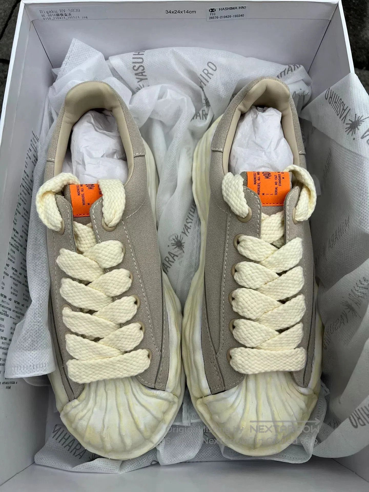 Maison MIHARA YASUHIRO MADNESS x MMY Limited Shell Toe Sneakers. Size US 7 / EU 40 - 1 Thumbnail