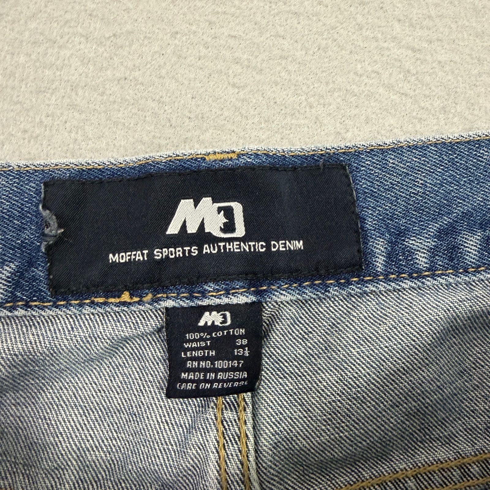 Vintage Vintage Moffat Jean Shorts Men's 38 Blue 13" Inseam Jorts Size US 38 / EU 54 - 5 Thumbnail