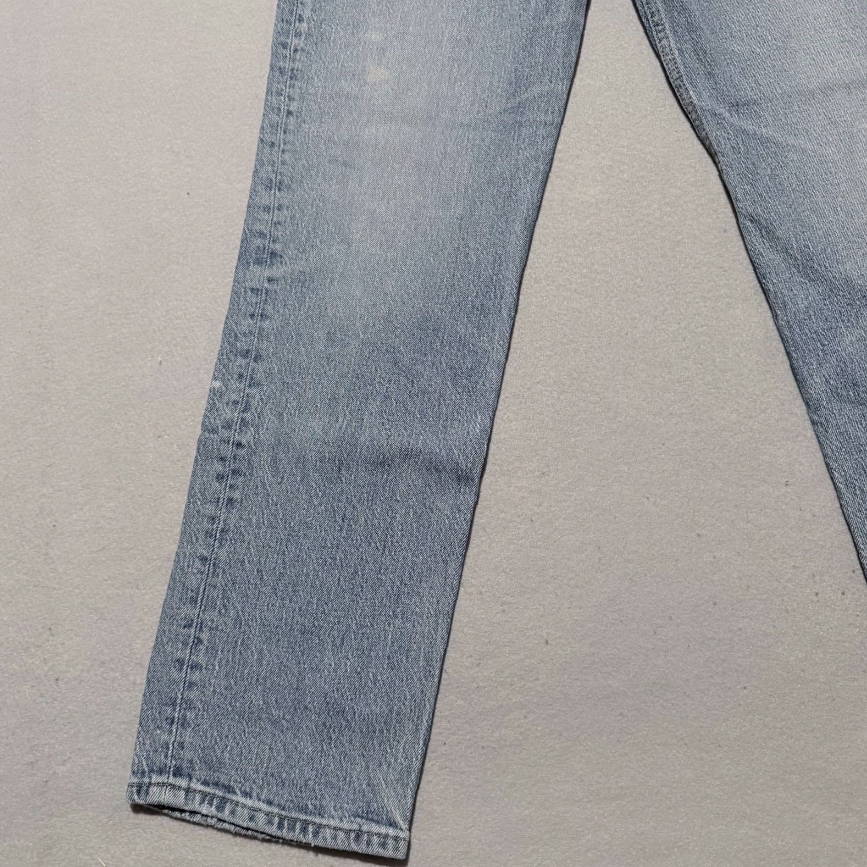 Levi's Levi's Jeans Women's Blue Premium 70s Straight High Rise Slim Fit 30x28 Denim Size 30" / US 8 / IT 44 - 4 Thumbnail