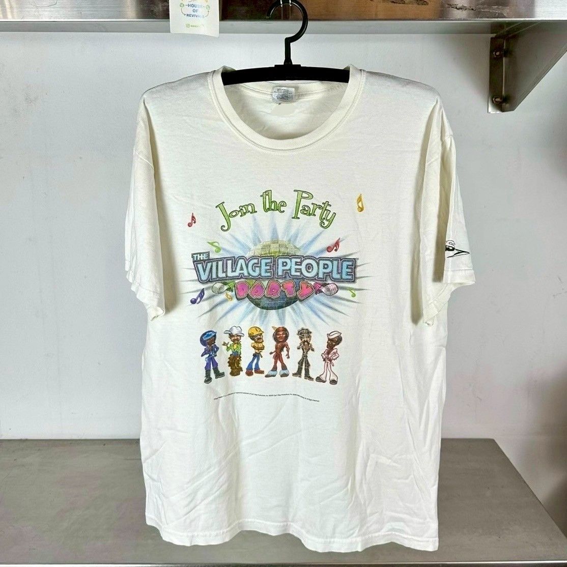 Band Tees × Vintage 2007 The Village People Join the Party Disco Group T-Shirt Size US L / EU 52-54 / 3 - 1 Thumbnail
