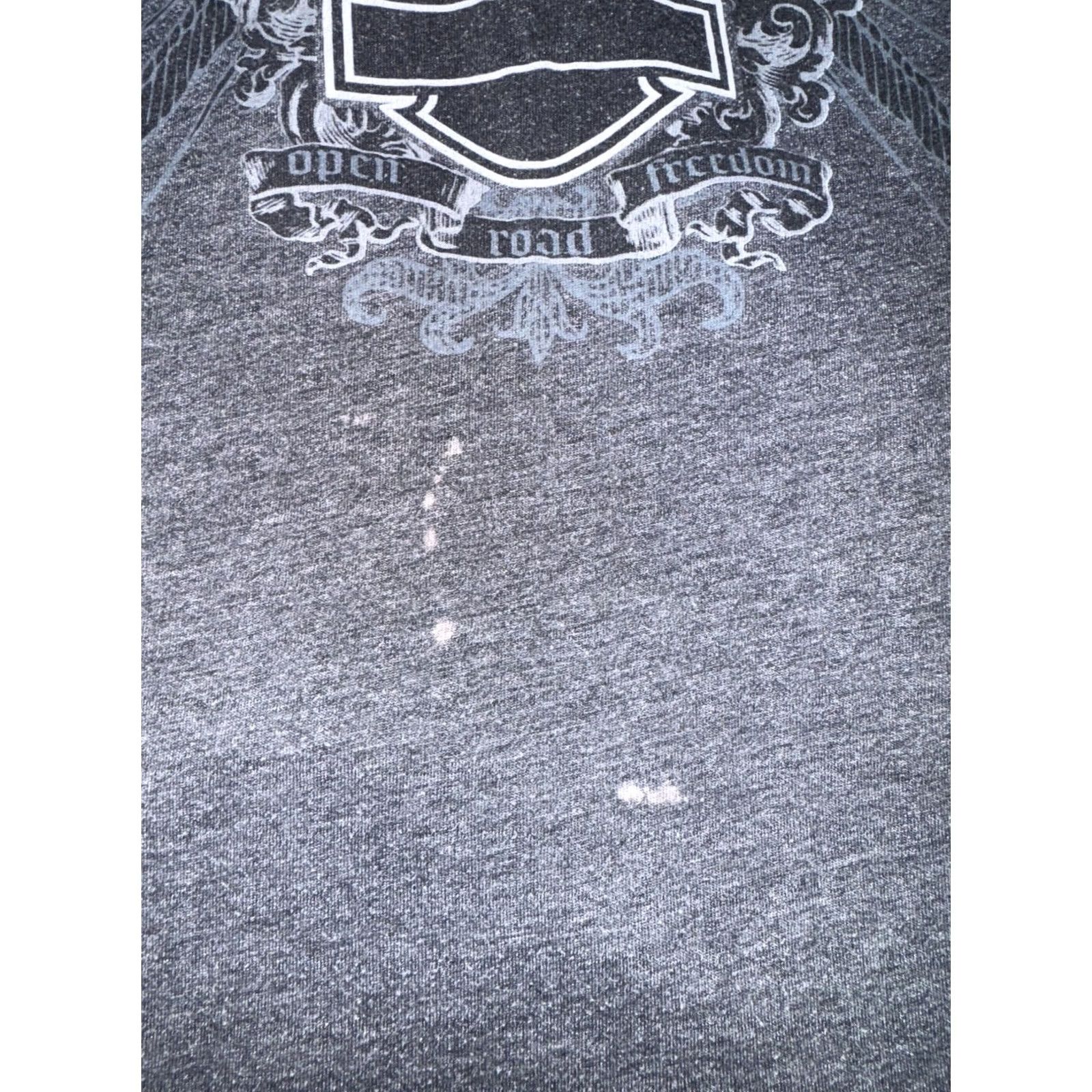 Harley Davidson Y2K Harley Davidson Women's Tank Top LG Williamsport Grunge Biker Gray Solid Sleeveless Scoop Neck Casual Cotton Blend Biker Motorcycle USA Size L / US 10 / IT 46 - 3 Thumbnail