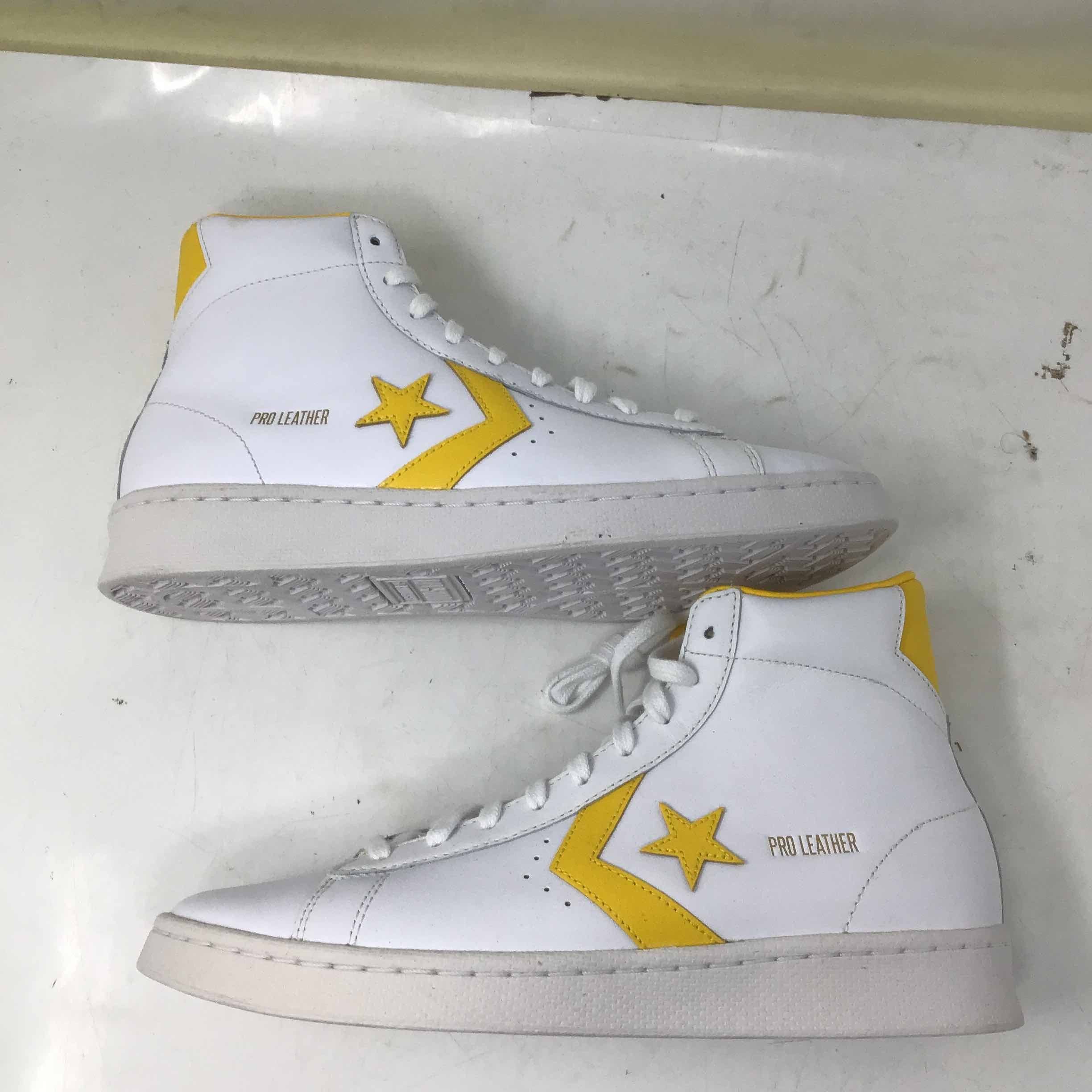 Converse pro leather white gold best sale