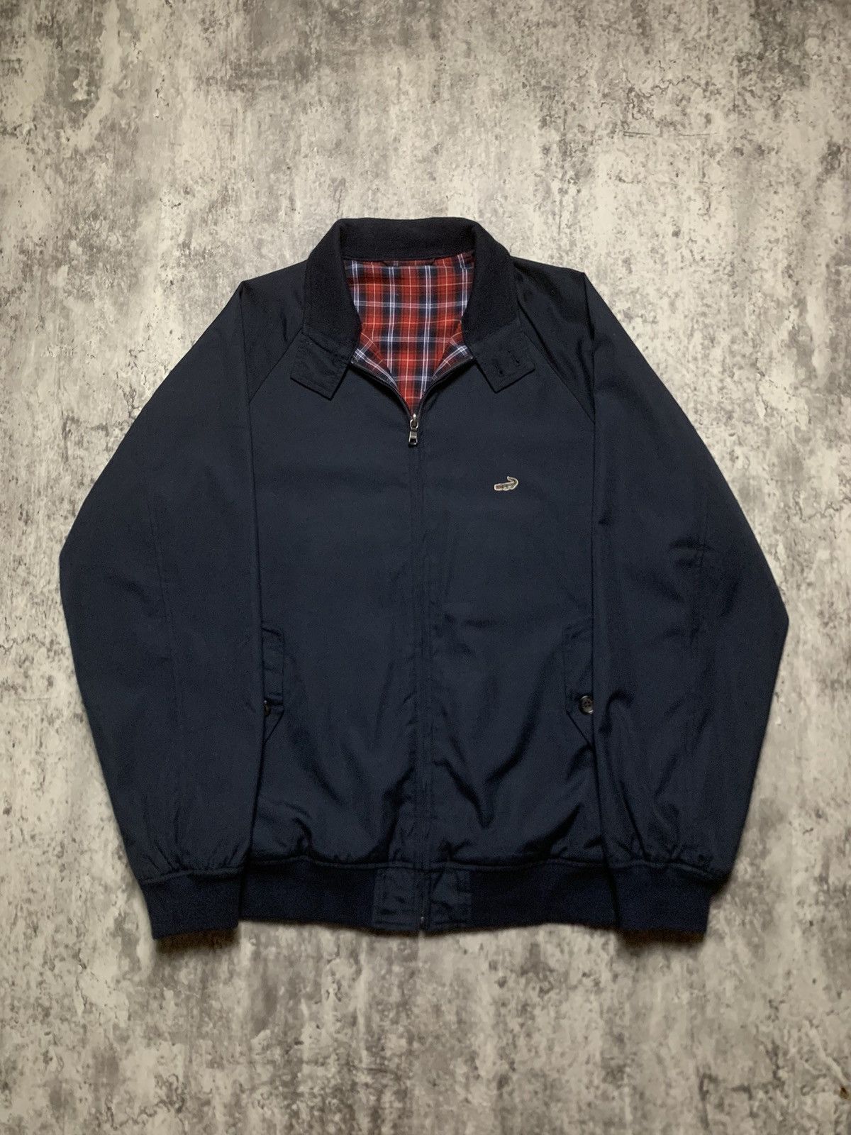 Japanese Brand Vintage Crocodile Japanese Fabric Lined Checked Jacket Size US L / EU 52-54 / 3 - 1 Thumbnail