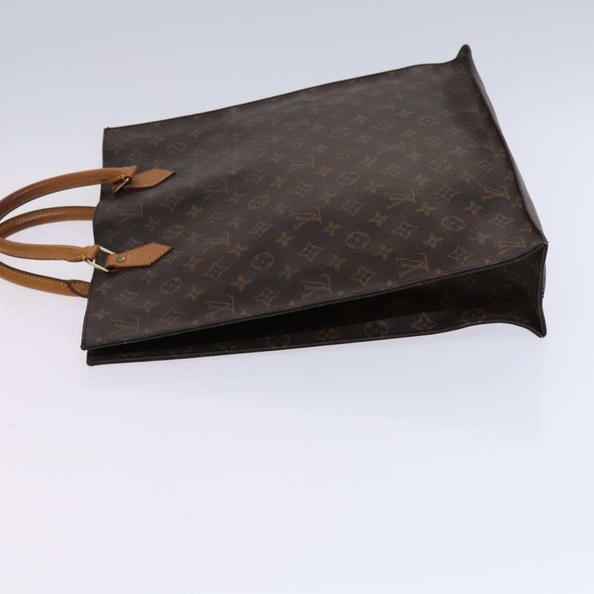 Louis Vuitton LOUIS VUITTON Monogram Sac Plat Hand Bag M51140 Size ONE SIZE - 4 Thumbnail