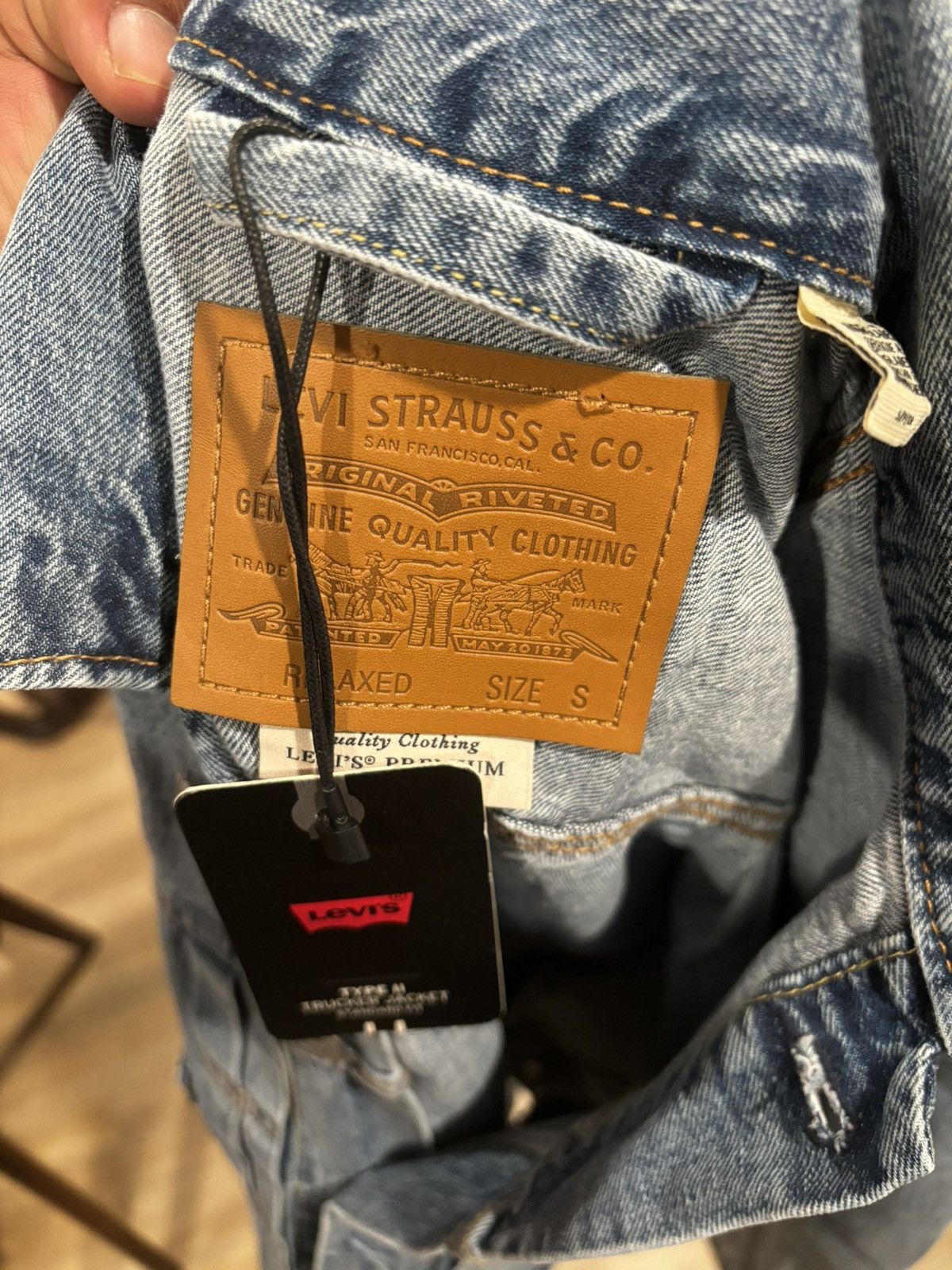 Levi's LEVIS Type 2 Trucker denim jacket Size US S / EU 44-46 / 1 - 4 Thumbnail