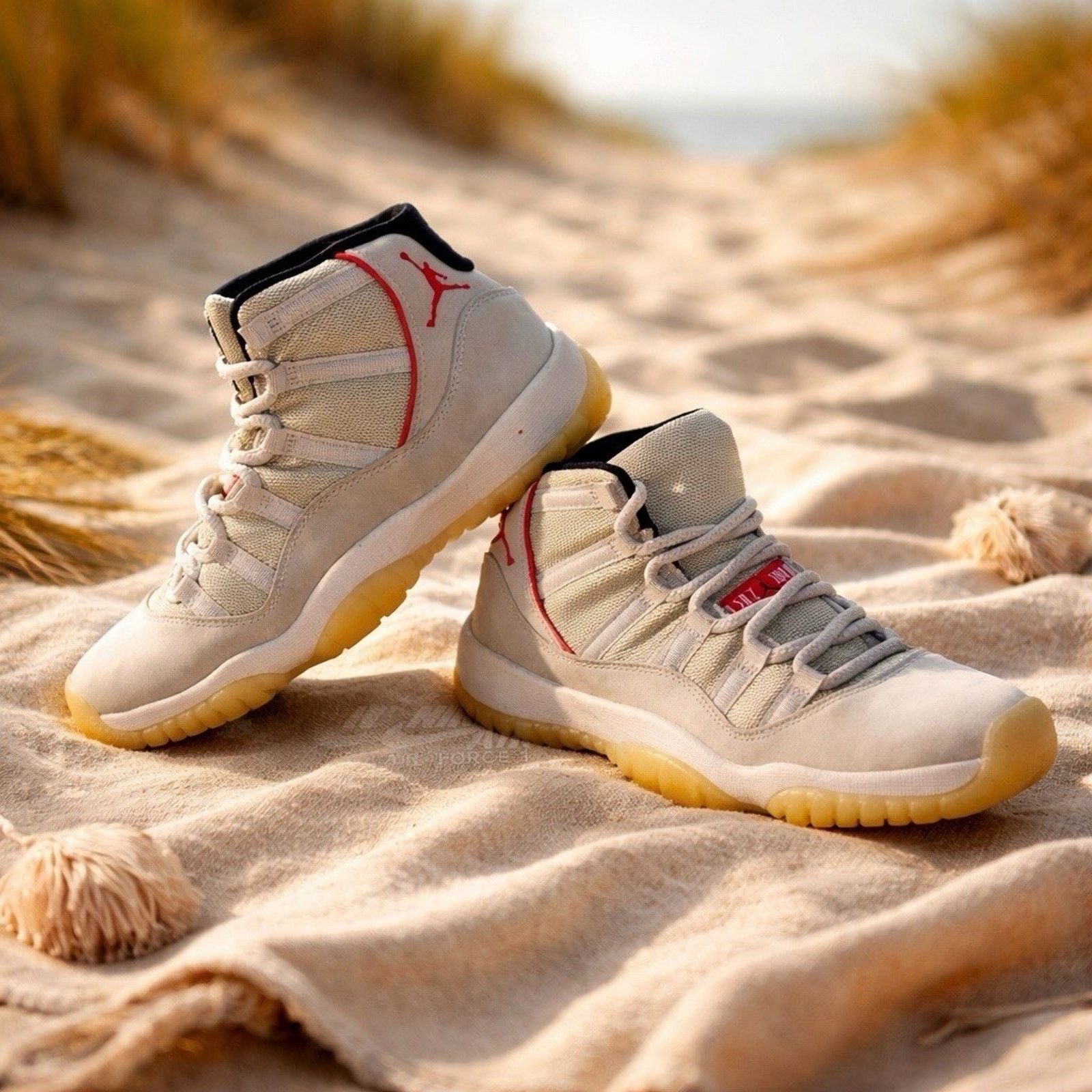 Jordan Brand Size 5.5Y 7 Women Jordan 11 Retro Platinum Tint Size US 5.5 / EU 38 - 1 Thumbnail