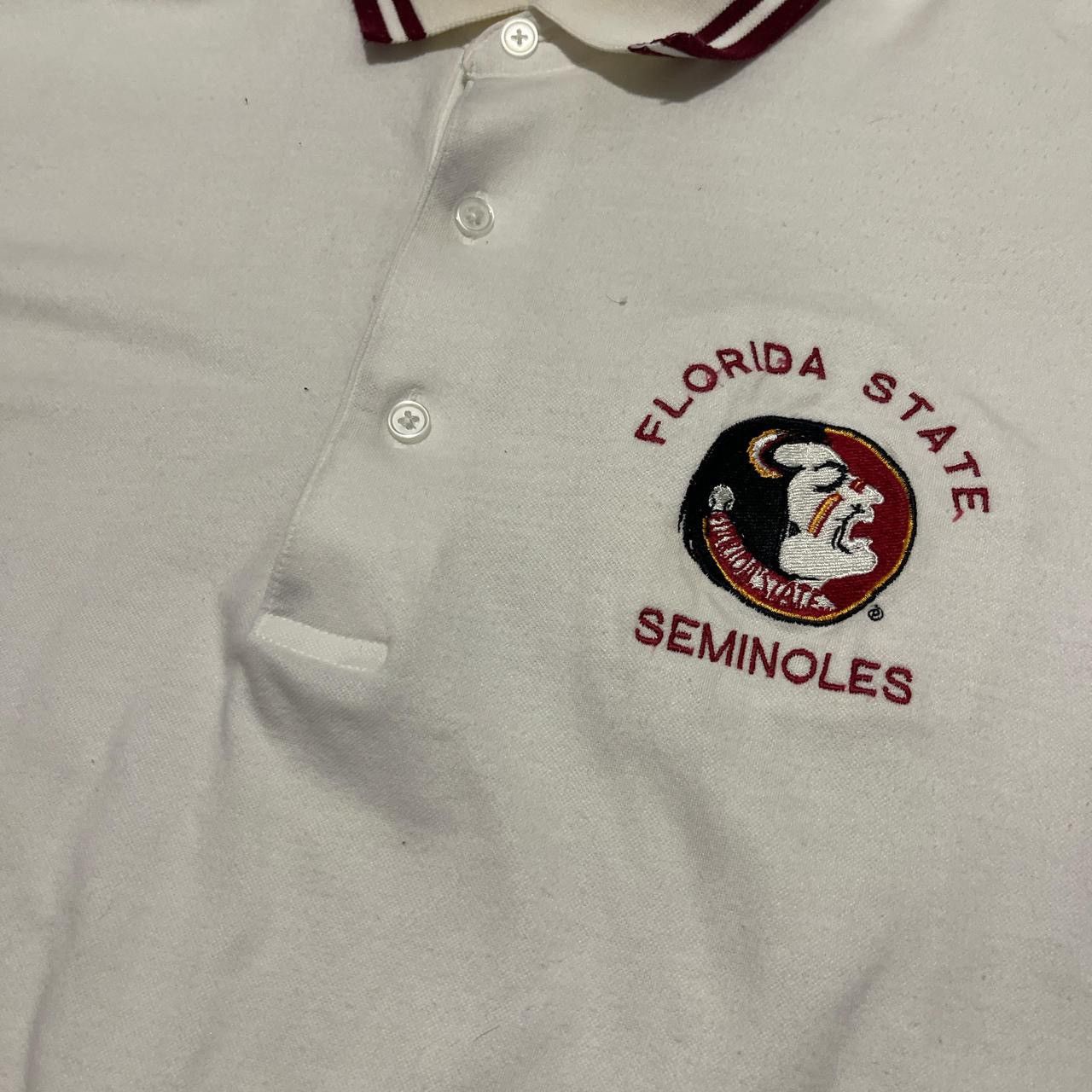 NCAA Vintage Florida State University FSU Seminoles Polo XL Size US XL / EU 56 / 4 - 3 Thumbnail