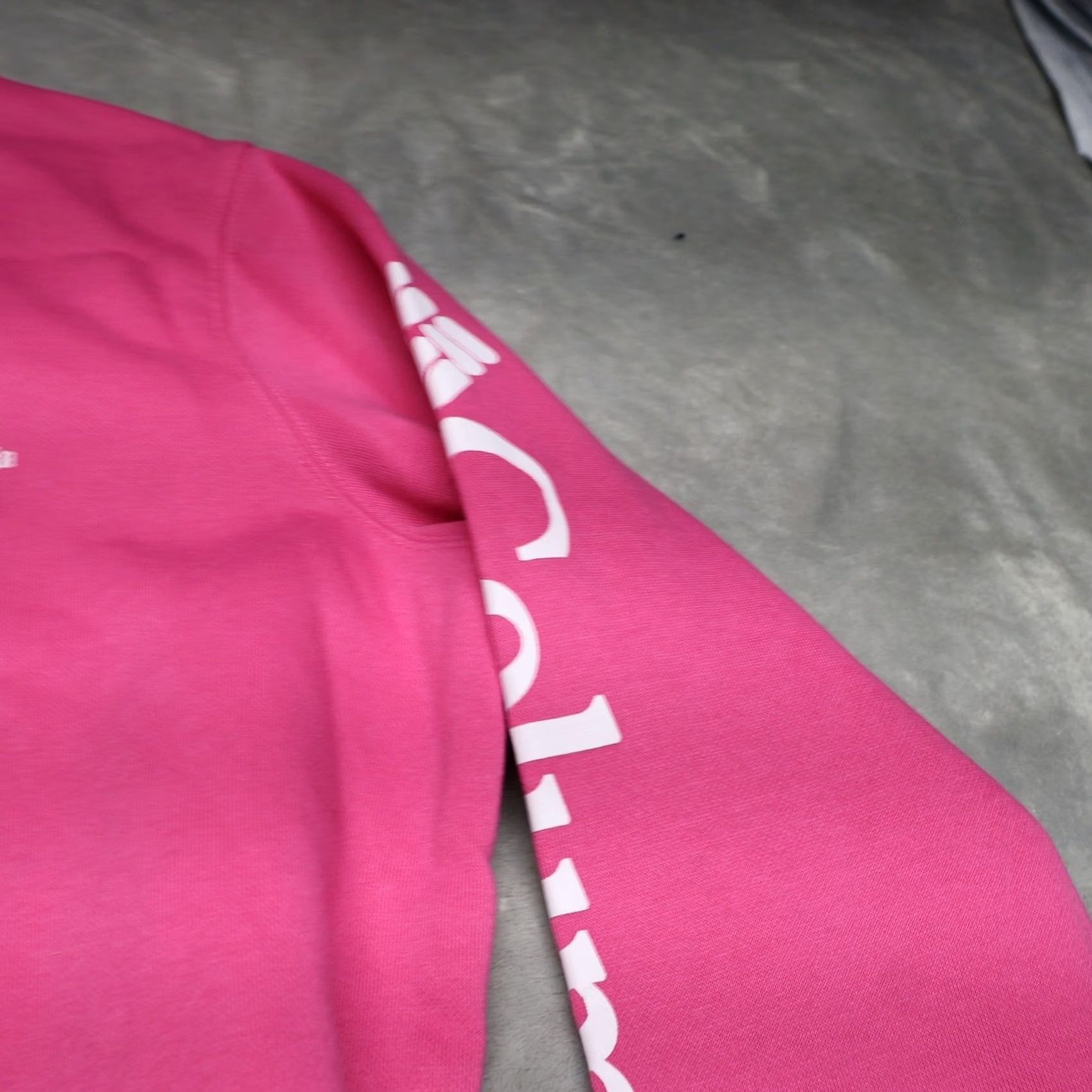 Pinko Columbia Womens XL Pink Hoodie Fleece Pullover Sweatshirt Trek Graphic Sleeve Size XL / US 12-14 / IT 48-50 - 3 Thumbnail