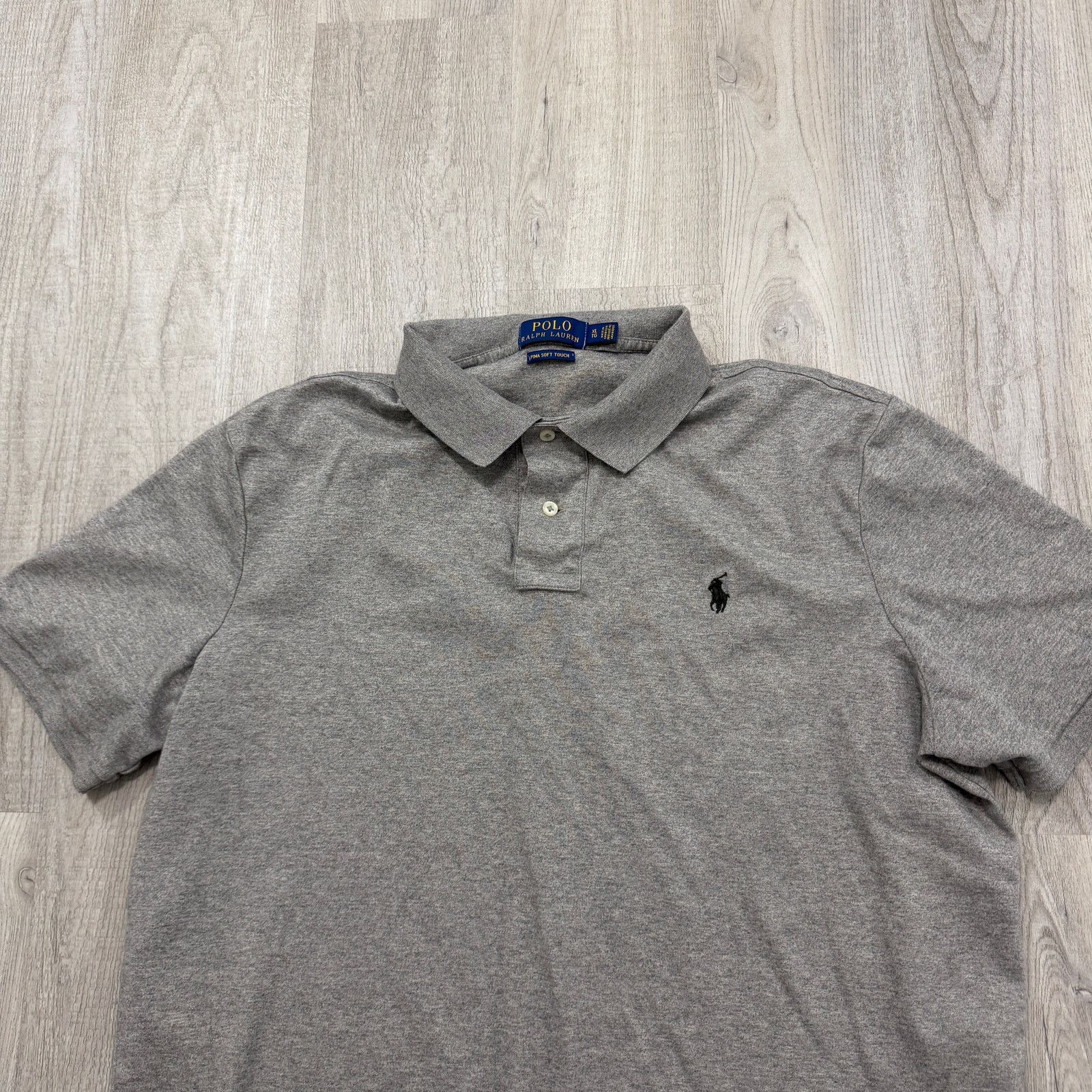 Polo Ralph Lauren Polo Ralph Lauren Pima Soft Touch Shirt Men's Extra Large Size US XL / EU 56 / 4 - 2 Thumbnail