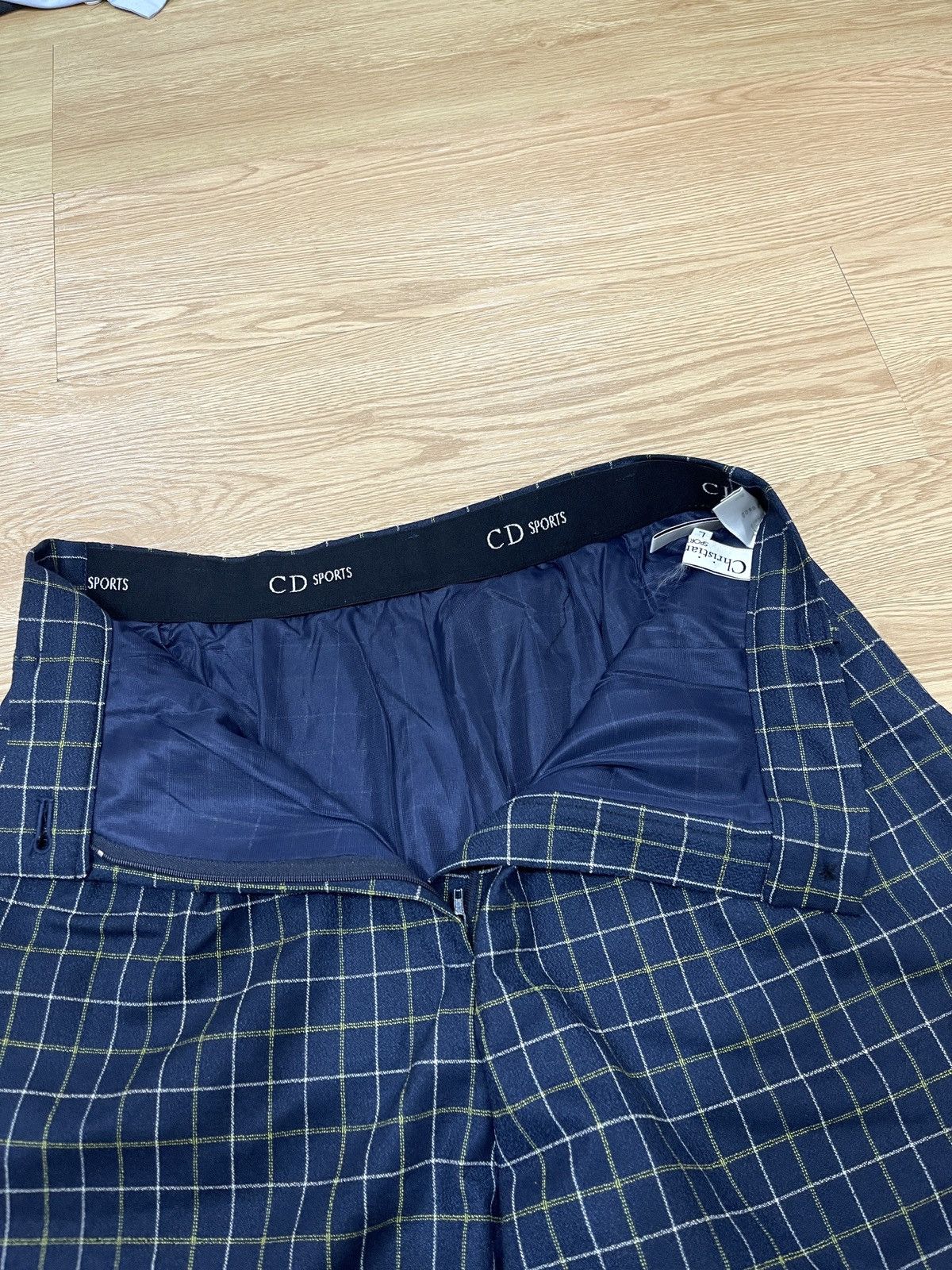 Dior 90s Christian Dior Sports Plaid Trouser Size US 27 - 7 Thumbnail